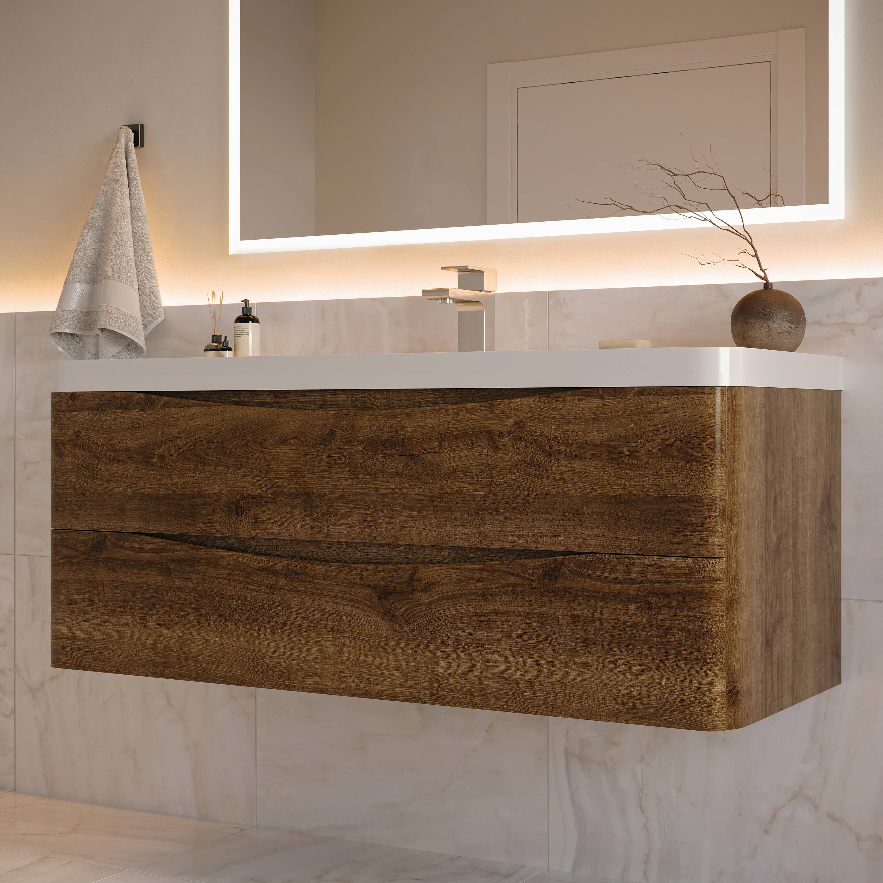 Fresca FCB9048RW-I Bath-Vanity-Combo - View #5