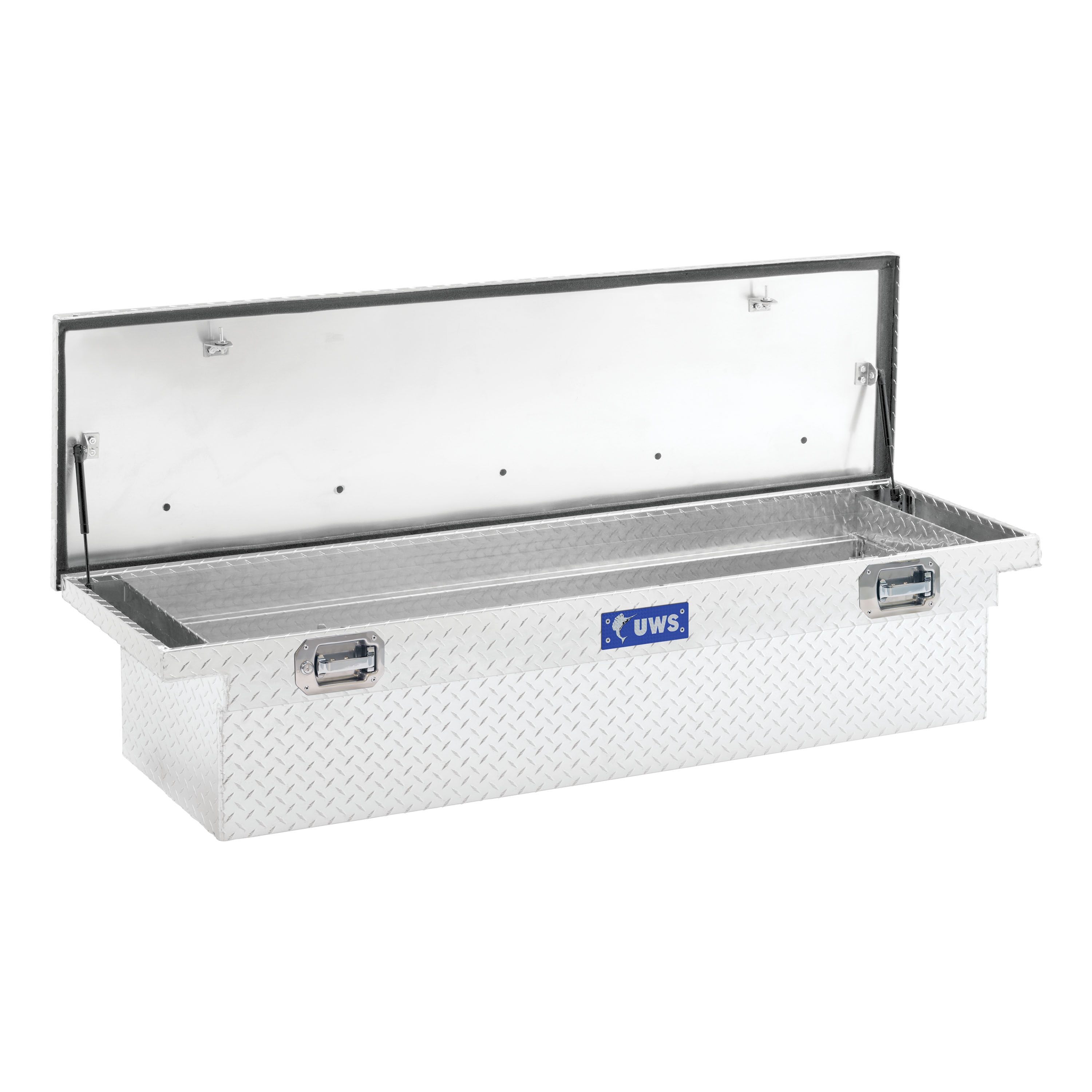 UWS 69.875-in x 20-in x 14.75-in Bright Aluminum Aluminum Crossover Truck Tool Box EC10481 Sansujyuku sansujyuku.com