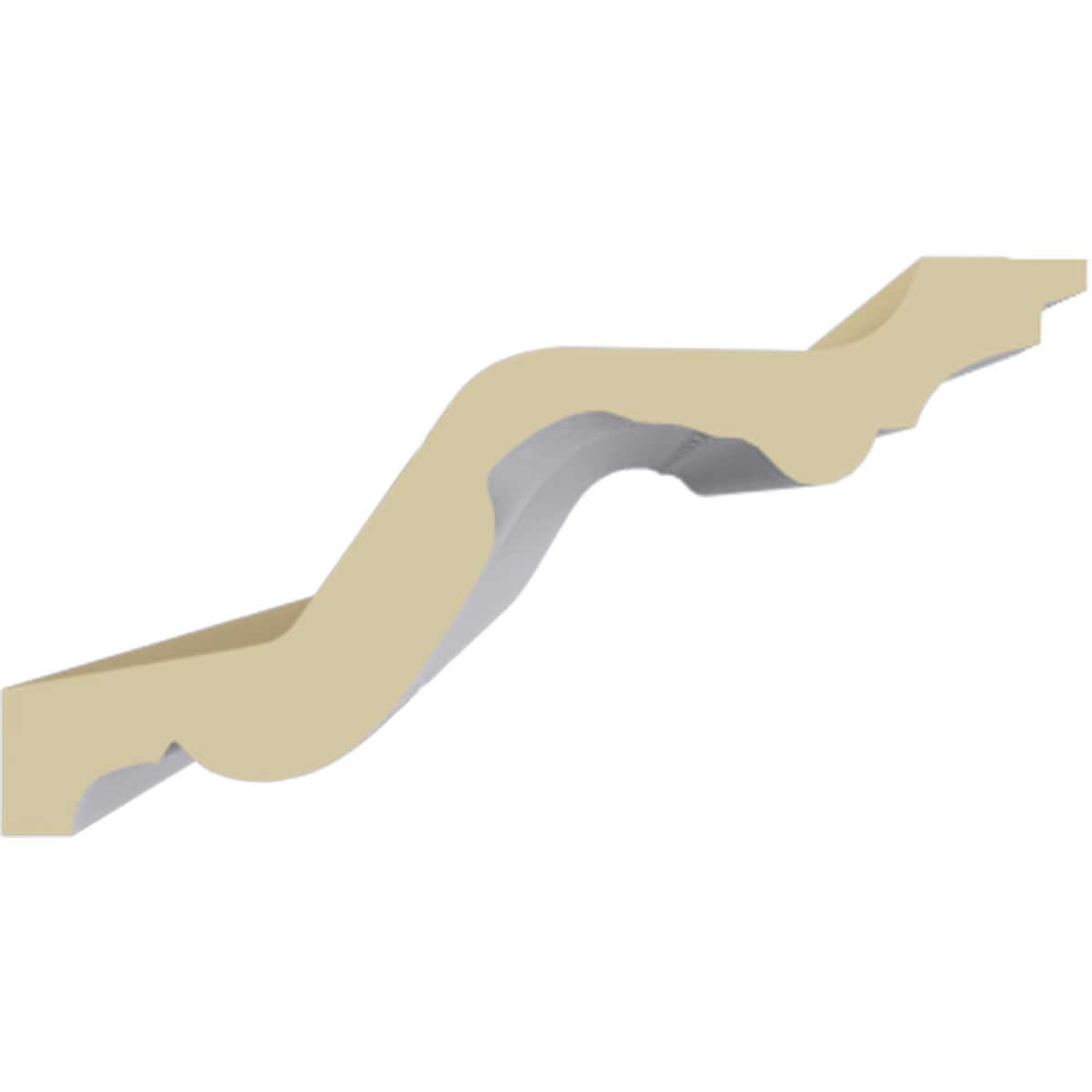 Primed Polyurethane Sequential Crown Moulding 94.5"