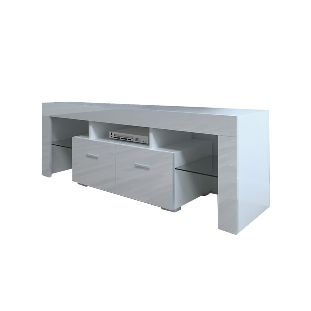 Winado 303031701183 Modern/Contemporary White TV stand Integrated TV Mount ( Accommodates TVs up to 60-in )