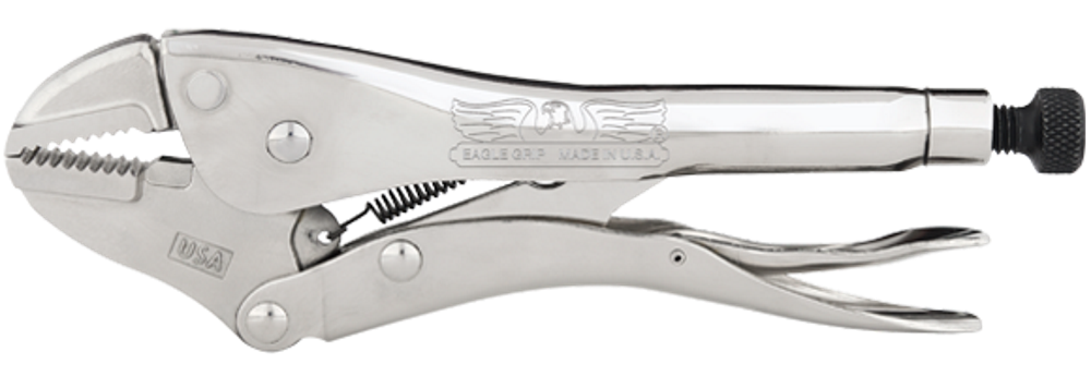 Eagle Grip By Malco 10 Curved Slim Jaw Locking Pliers W Wire