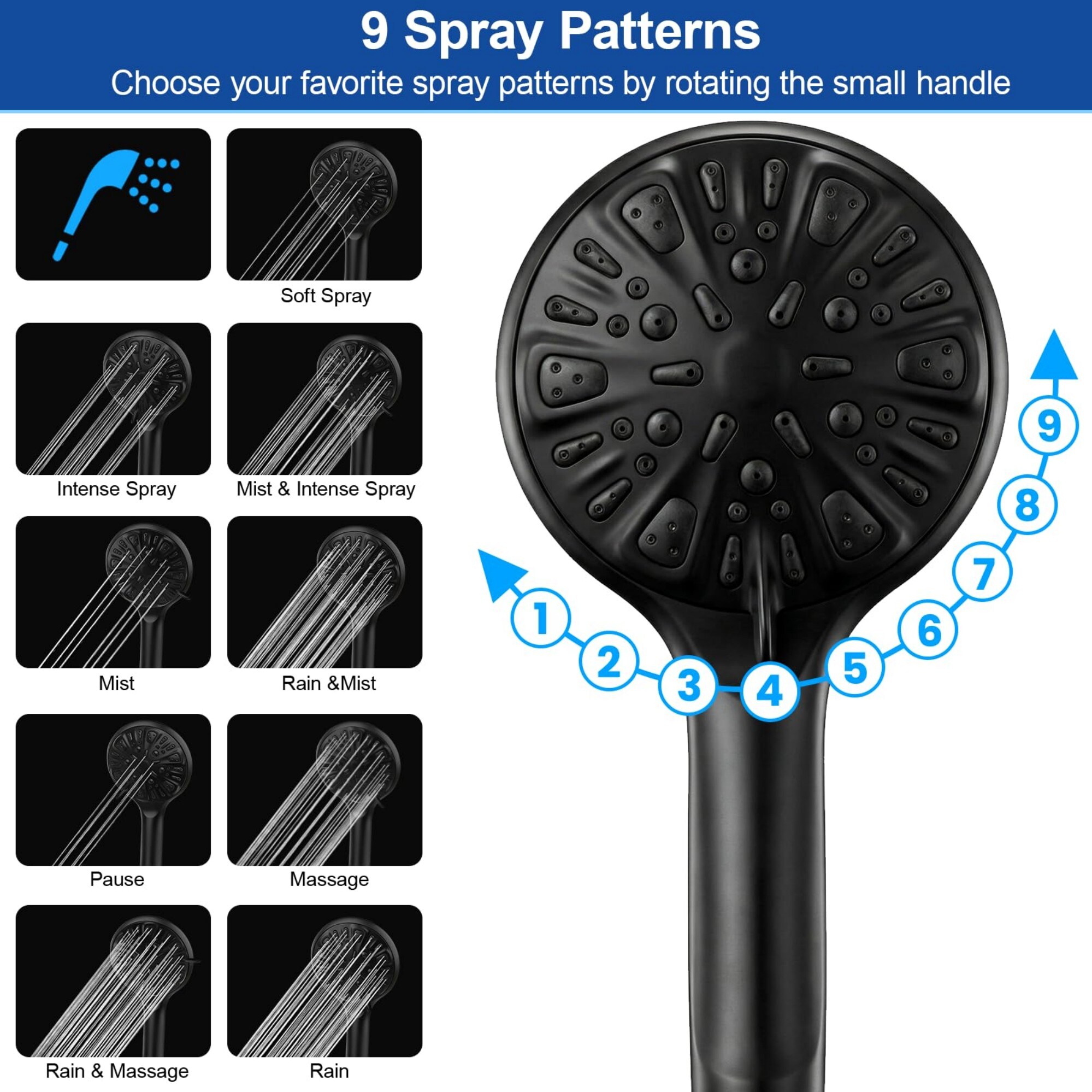 Wudkey L4-HV0L9N Showerhead-Bar-Panels - View #7