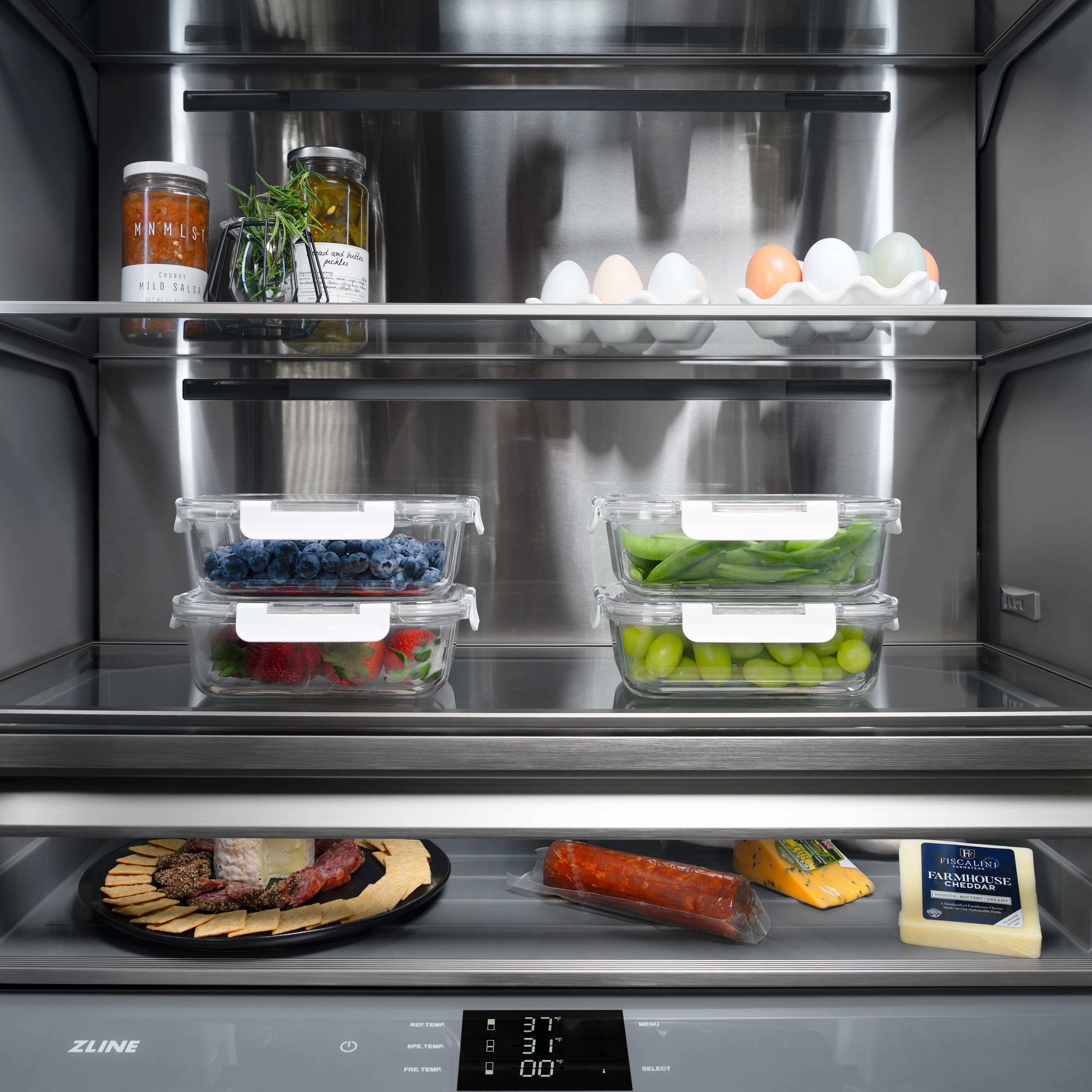 ZLINE KITCHEN & BATH GRBIVL-BS30-KST Bottom-Freezer-Refrigerators - View #8