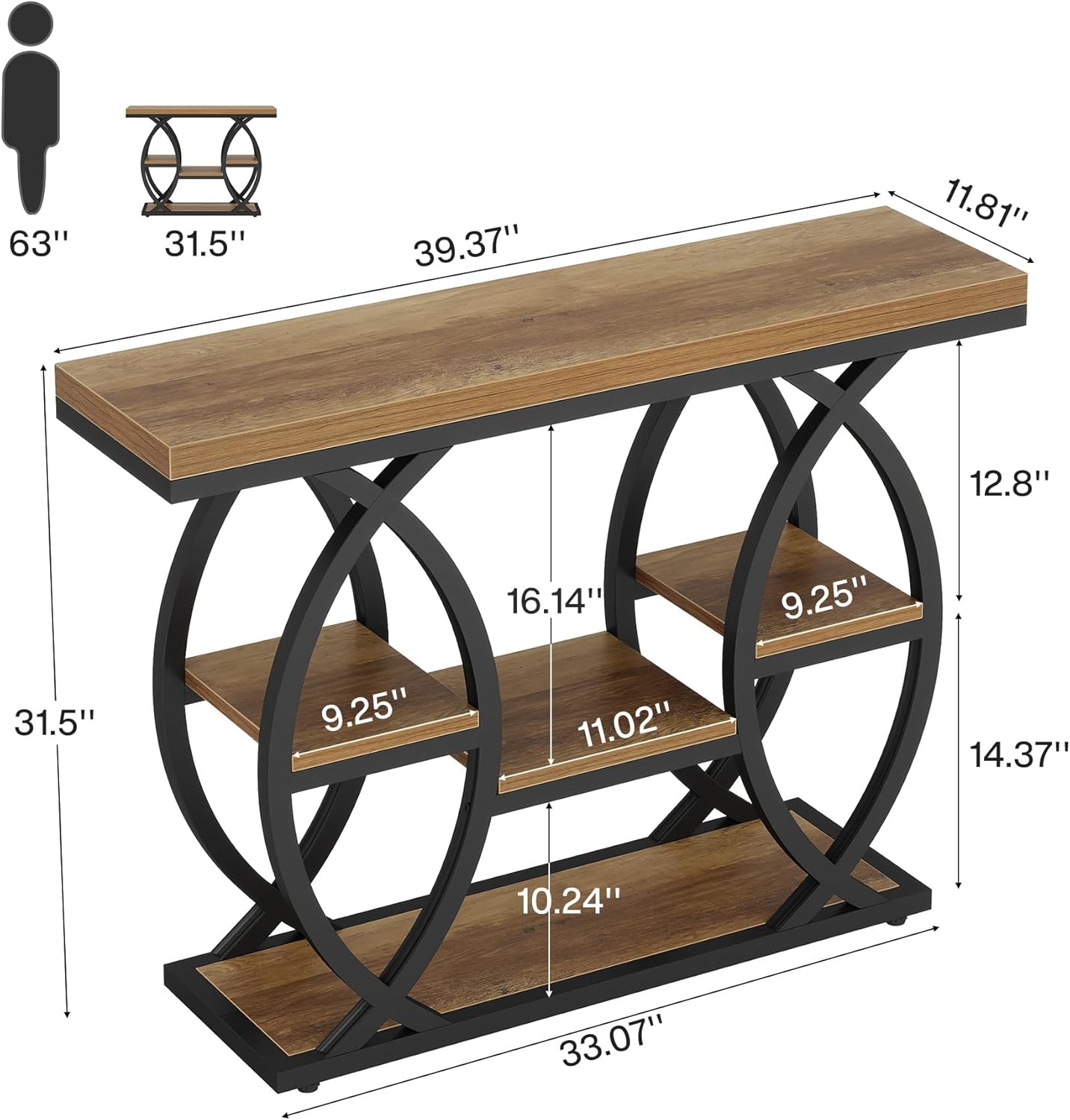 Blisstyle CT103 Console-Sofa-Tables - View #7