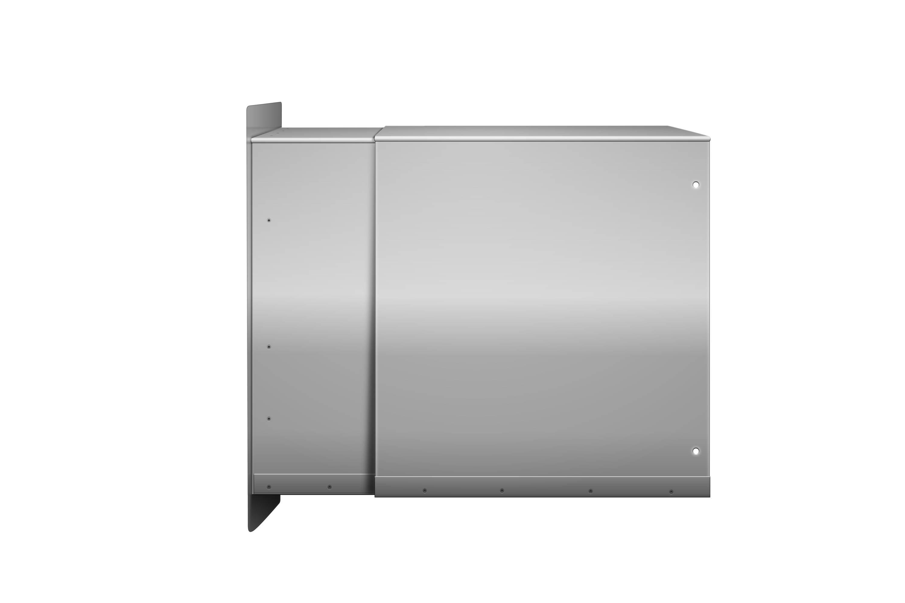 SMART VENT 1540-531-12 Masonry Trim and Sleeve Kit 16-Inches x 8-Inches Steel Foundation Vent