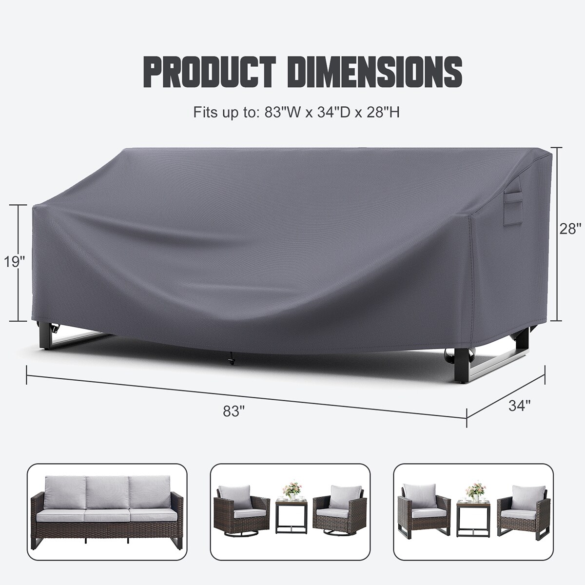 Rilyson FSCRGY1004 Patio-Furniture-Covers - View #13