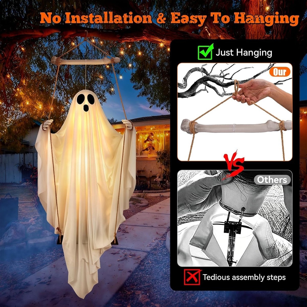 Pacrigo JIA1-71A08A Halloween-String-Lights - View #3