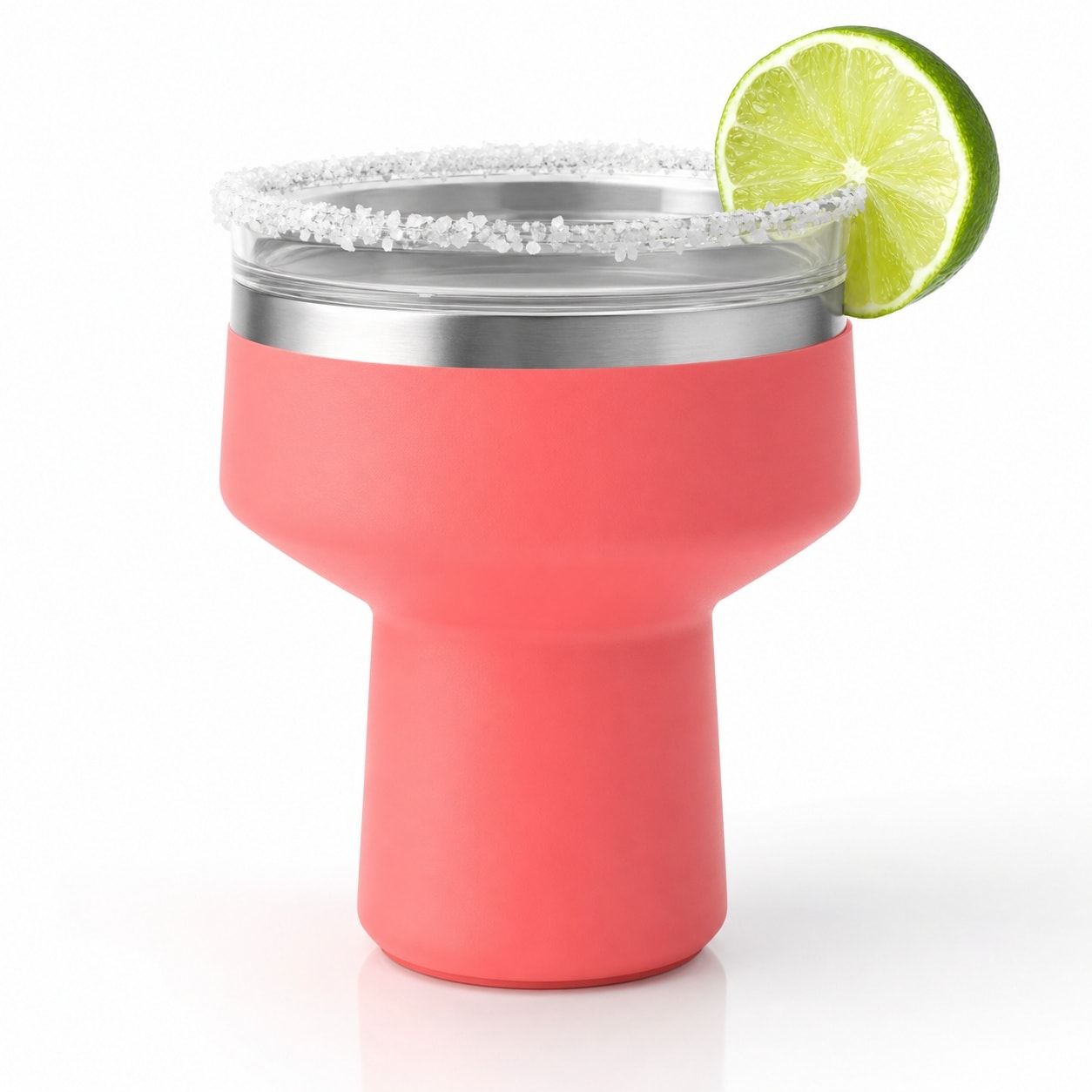 Baginizer Insulated Cocktail Tumbler 16 Oz Shatterproof 360 Sip Lid Keeps Drinks Cold 10 Hours