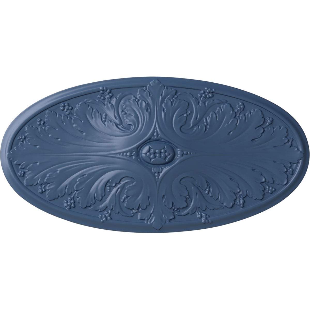 Ekena Millwork CM24X12MAAMF Madrid 12.5-in W x 24.75-in L Painted Americana Polyurethane Whole Ceiling Medallion