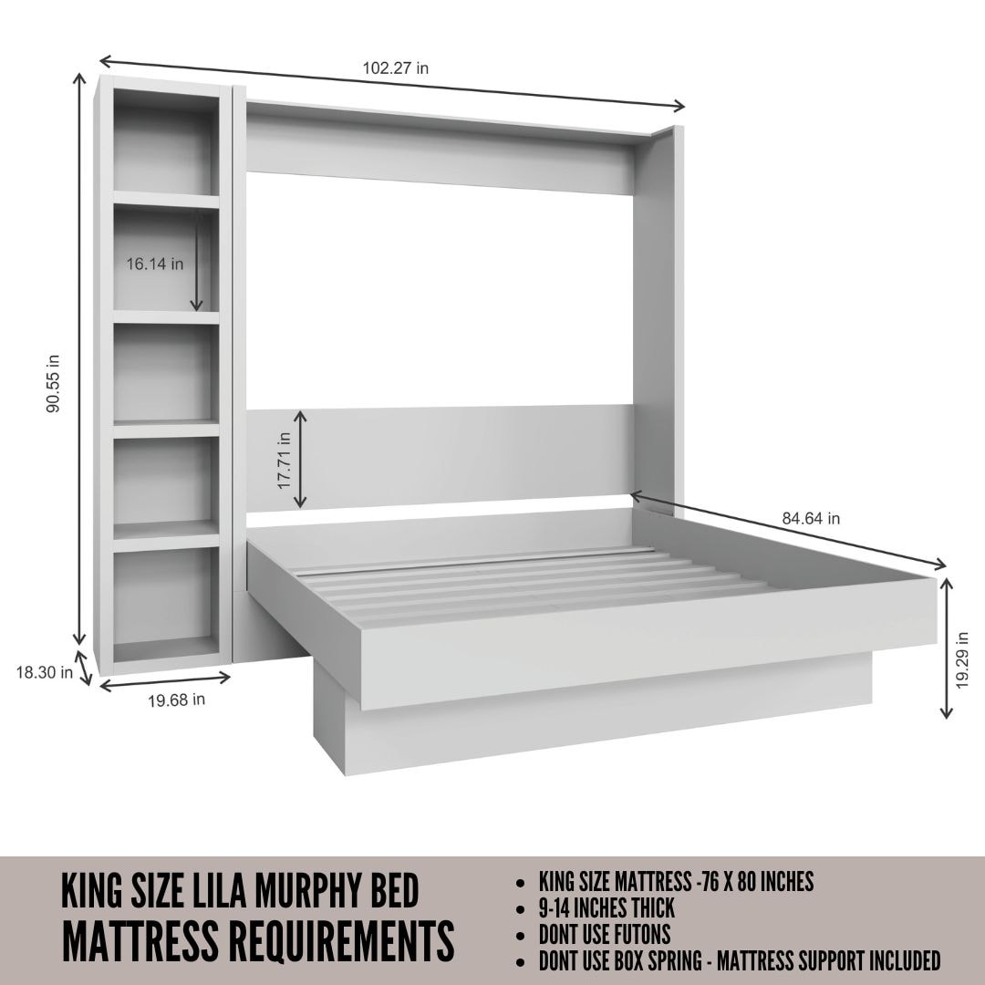 Oakland Living LILA-BED-KG-BS-BK beds - View #6