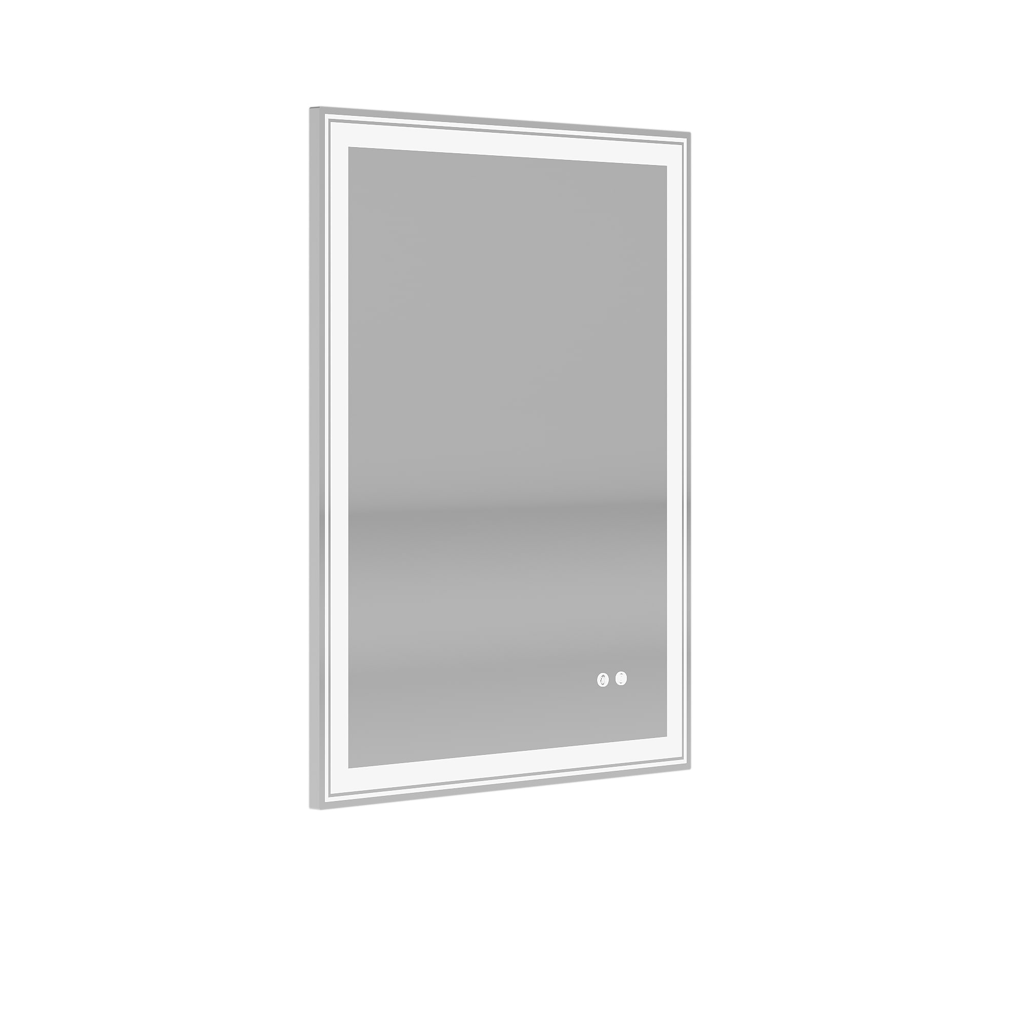 Forclover LED Bathroom Wall Mounted Mirror 36-in x 28-in Dimmable