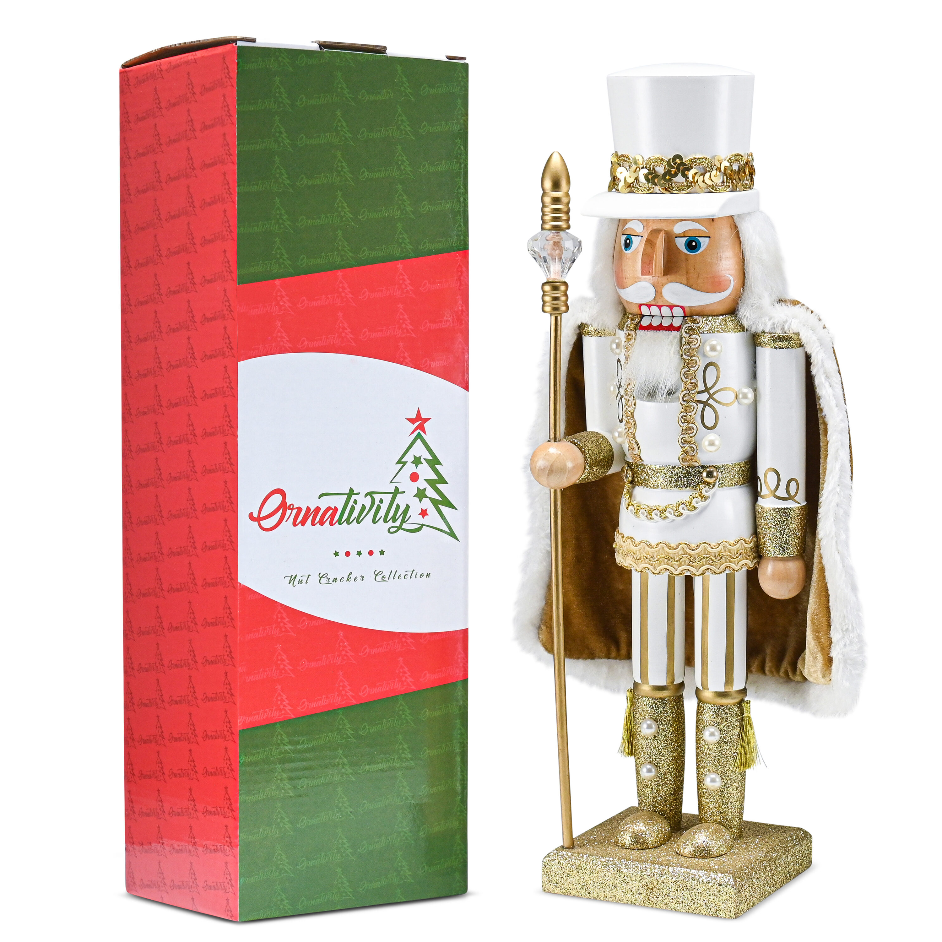 Ornativity 14-in Figurine Nutcracker Christmas Decor in the Christmas ...