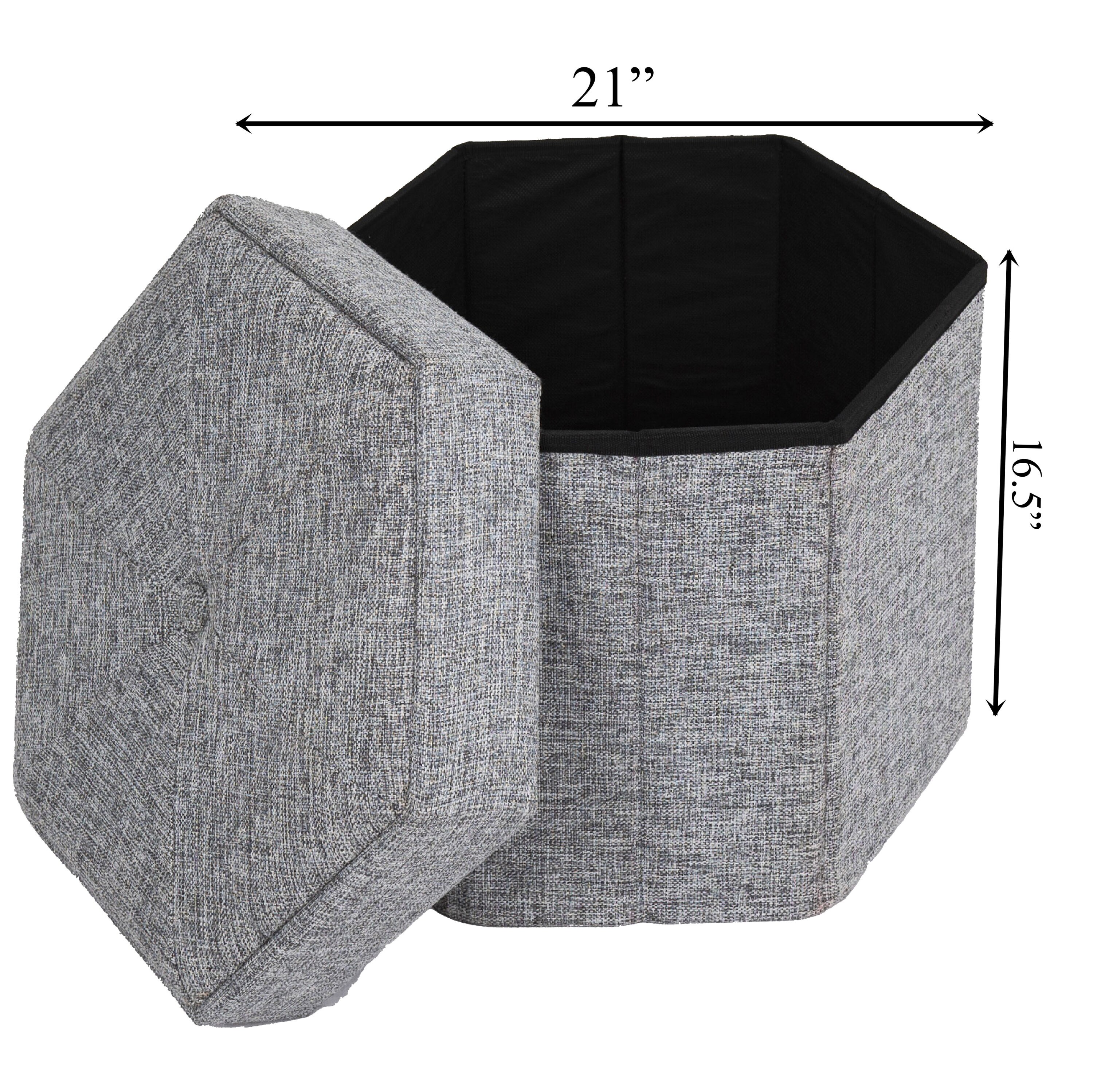 Vintiquewise QI004428-M Indoor-Ottomans - View #4