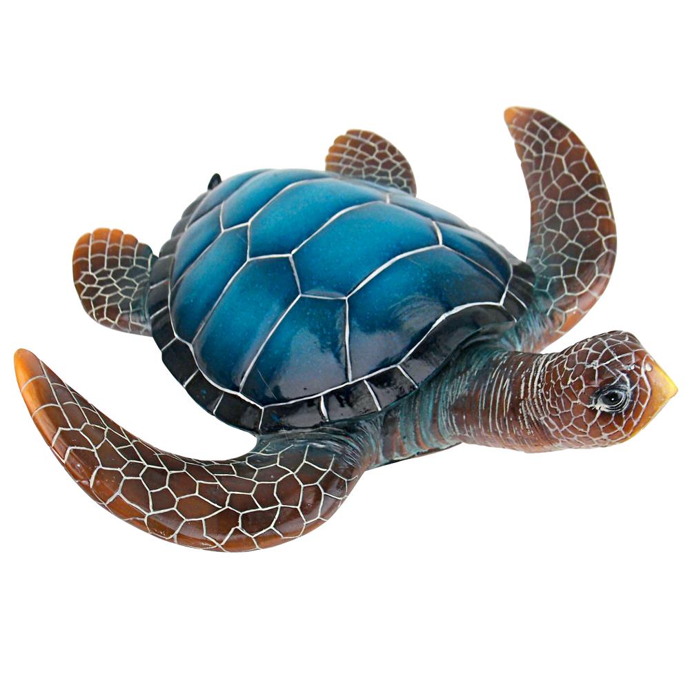 Design Toscano 5-in H x 14-in W Multiple Colors/Finishes Turtle Garden ...