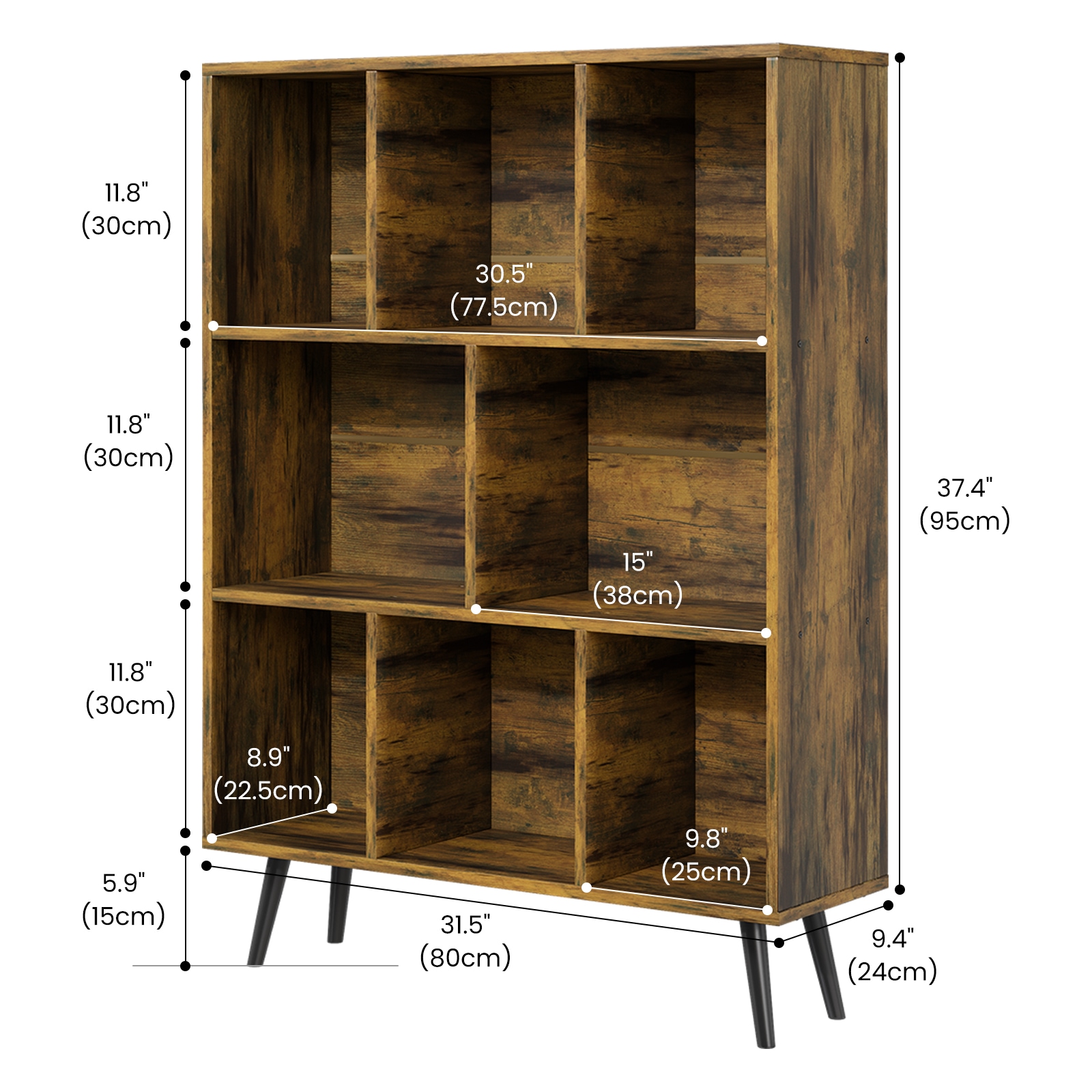 JEAREY JE-XHL-GY-T bookcases - View #2