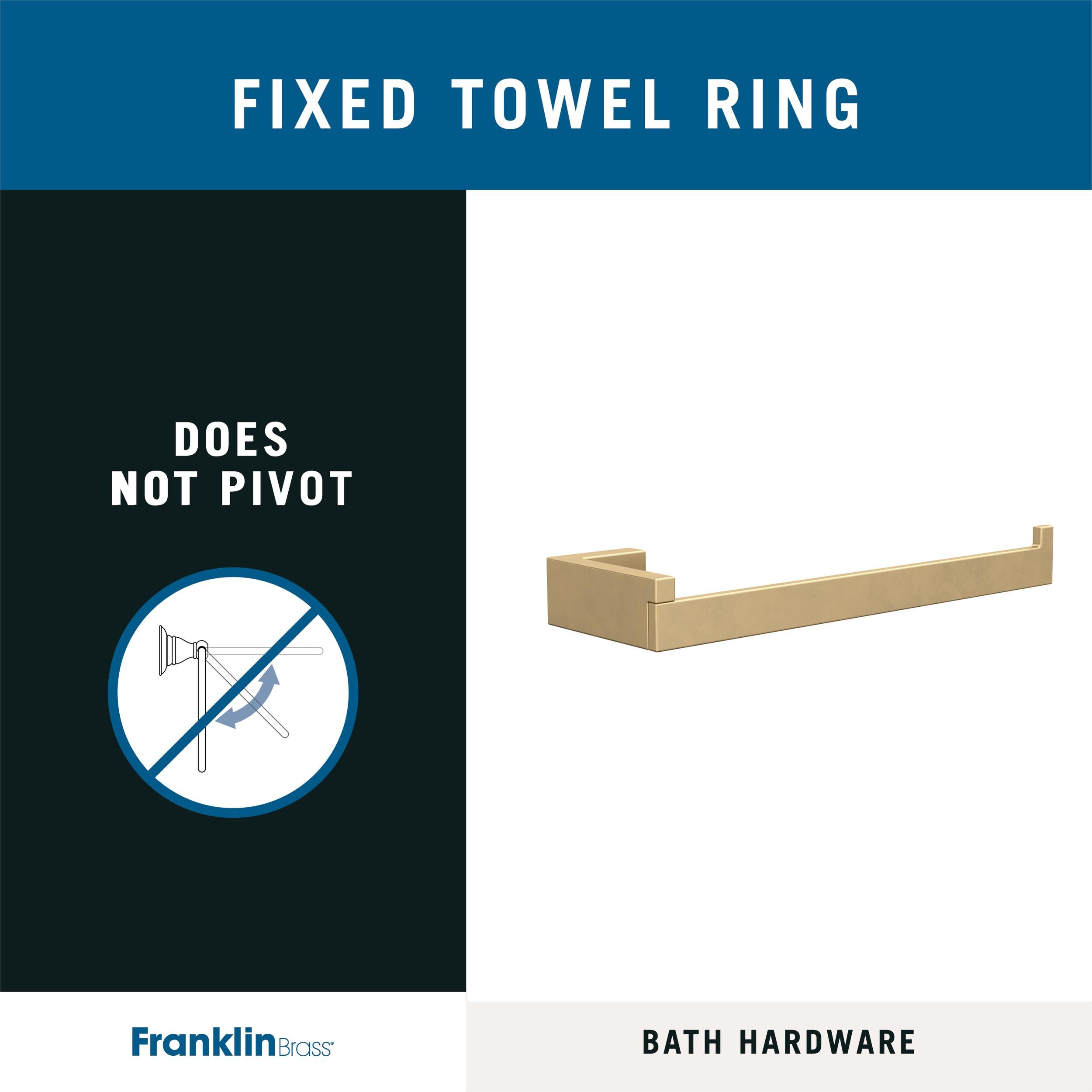 Beaufort Satin Gold 5-Piece Metal Bath Hardware Set