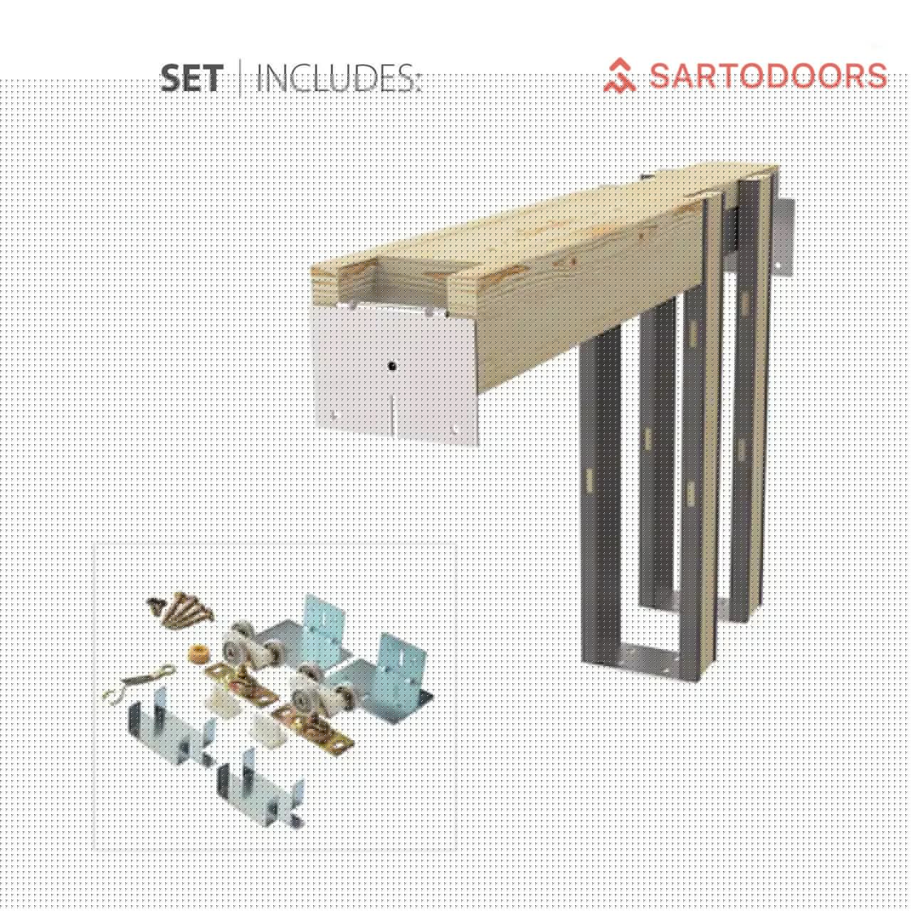 SARTODOORS QUA4111DPBLK3696 French-Doors - View #3
