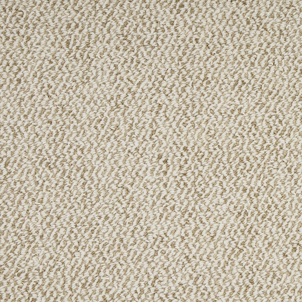 STAINMASTER Pure Touch 12 ft Natural Linen Tan 36-oz sq yard Polyester Pattern Indoor Carpet