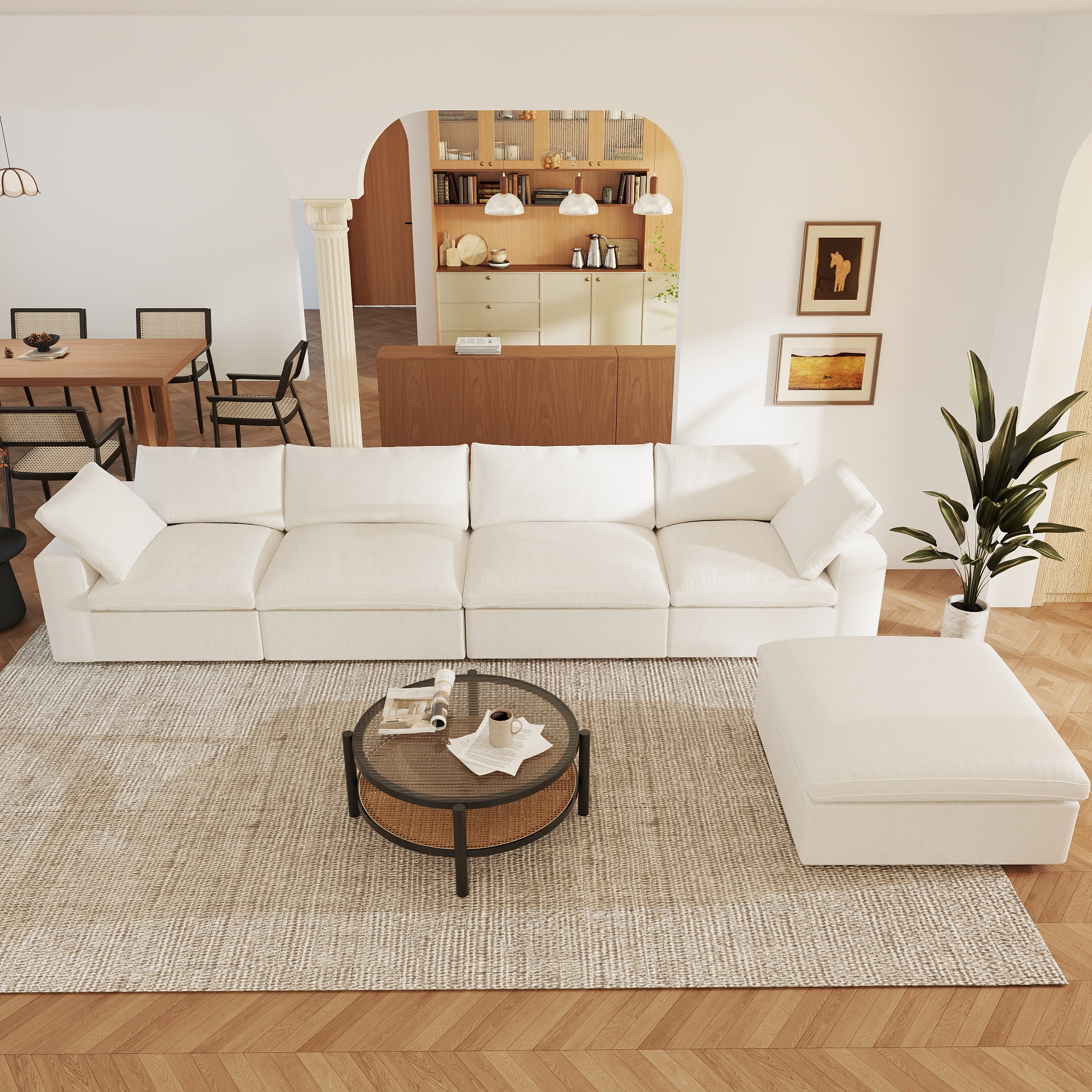 BuotiqHom DH-S4+1-121WE Sofas-Loveseats - View #3