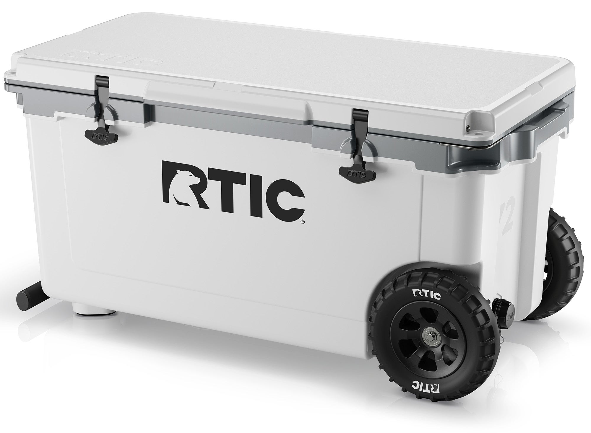 RTIC Outdoors Ultra Light White and Grey 72Quart Wheeled Insulated