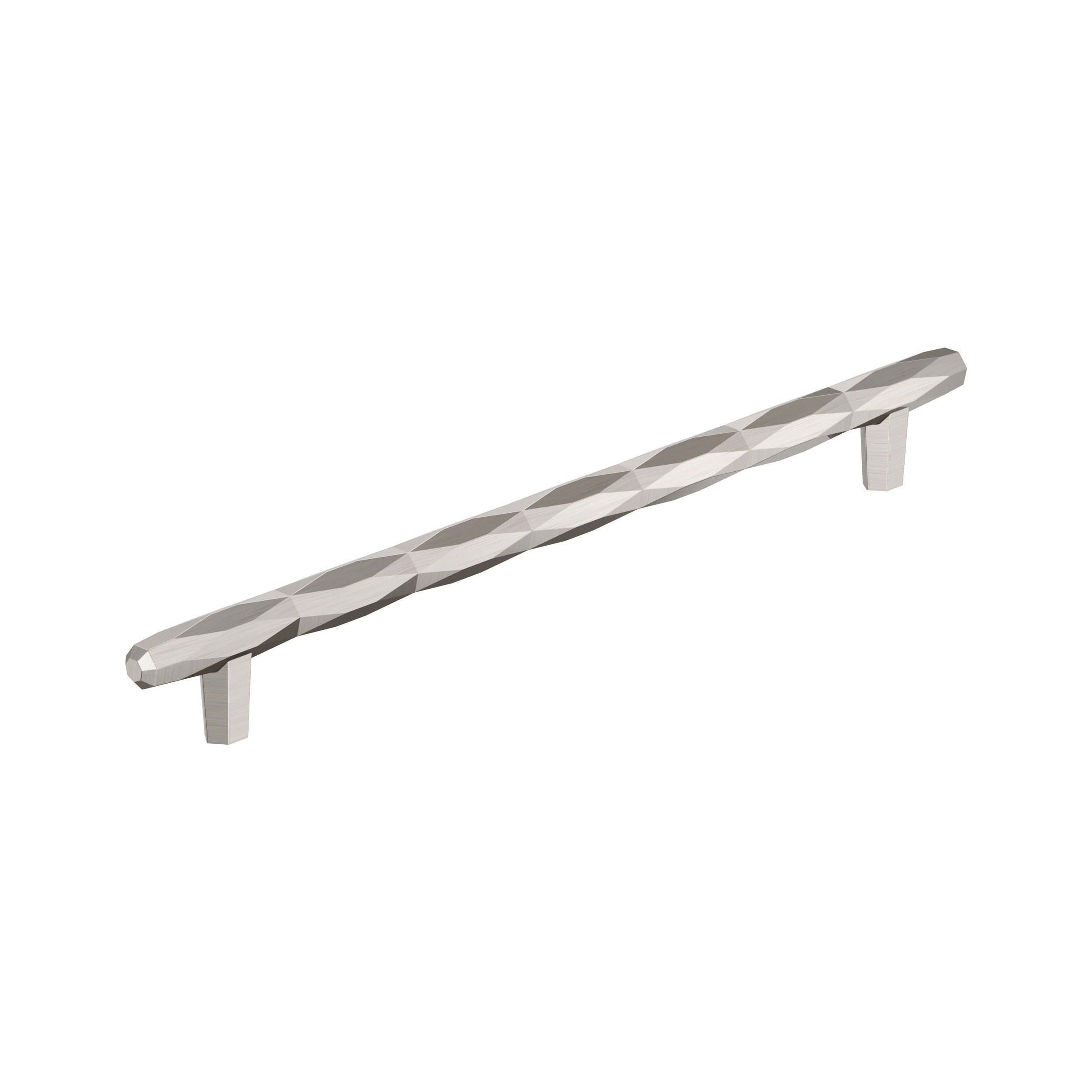 Amerock BP55501G10 St. Vincent 10-1/16-in , 256mm Center to Center Satin Nickel Cylindrical Bar