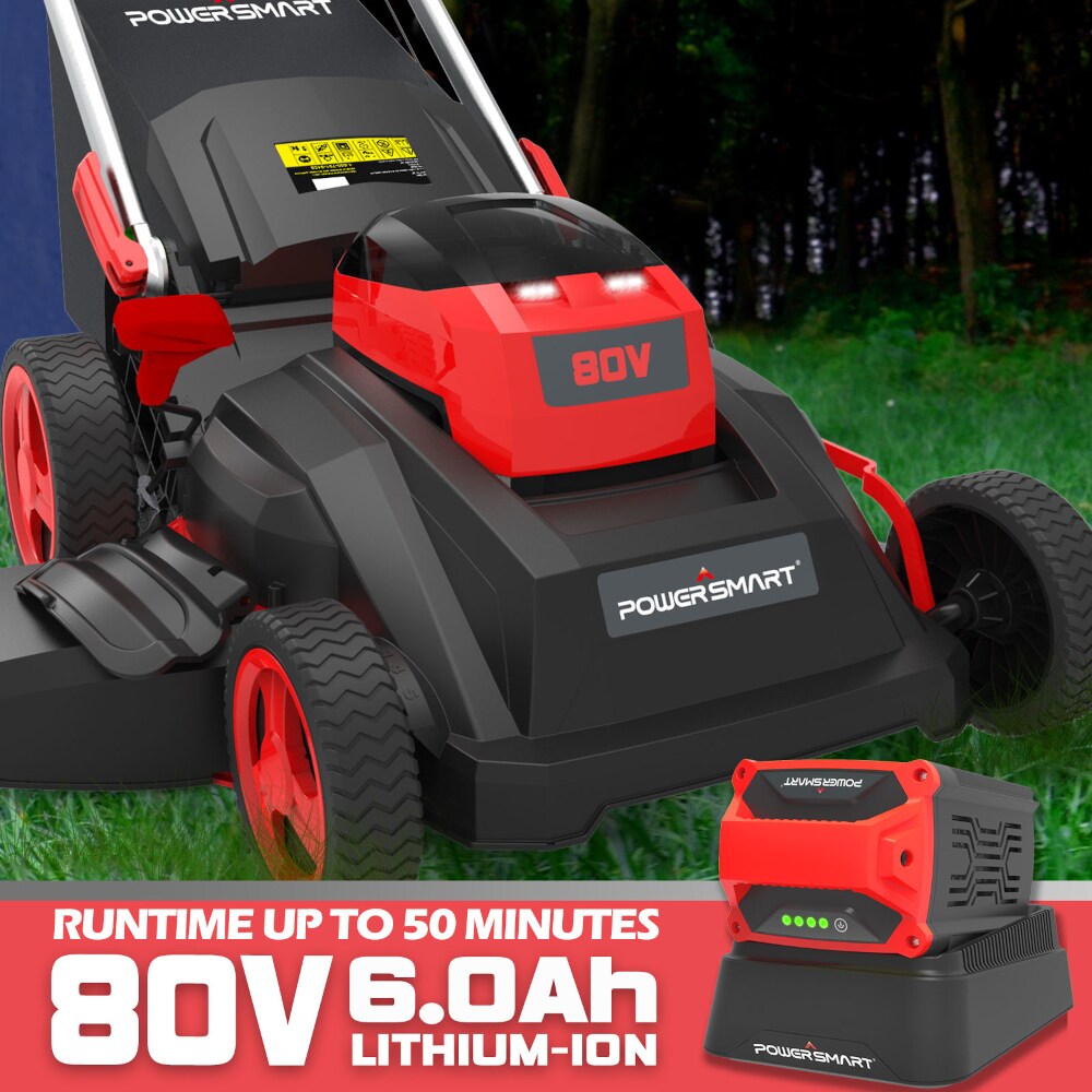 PowerSmart PS76826SRB Cordless-Elec-Push-Mowers - View #7