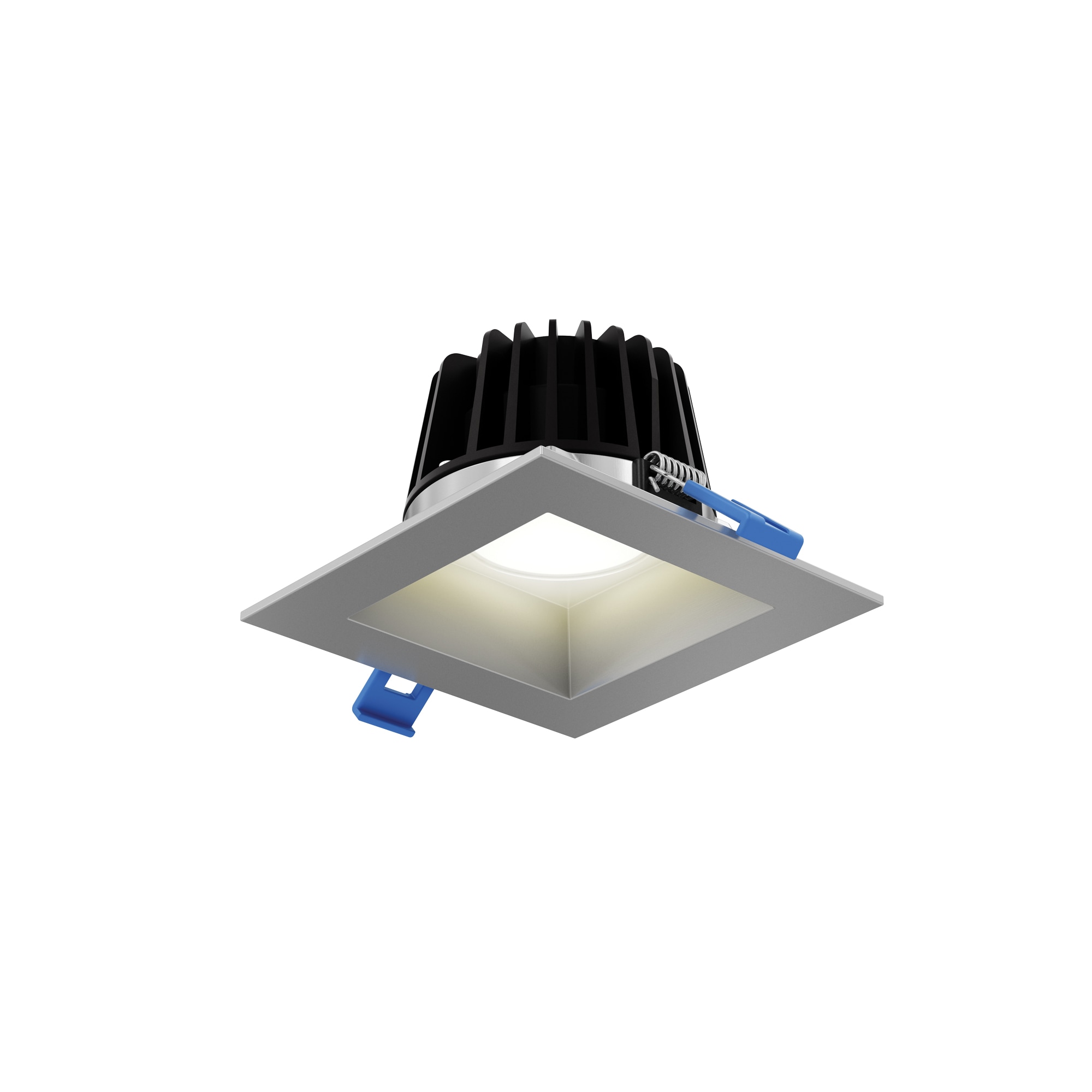 DALS Lighting RGR4SQ-CC-SN Rgr Satin Nickel 990 -Lumens Switchable Square Dimmable LED Canless Wet rated Recessed Downlight