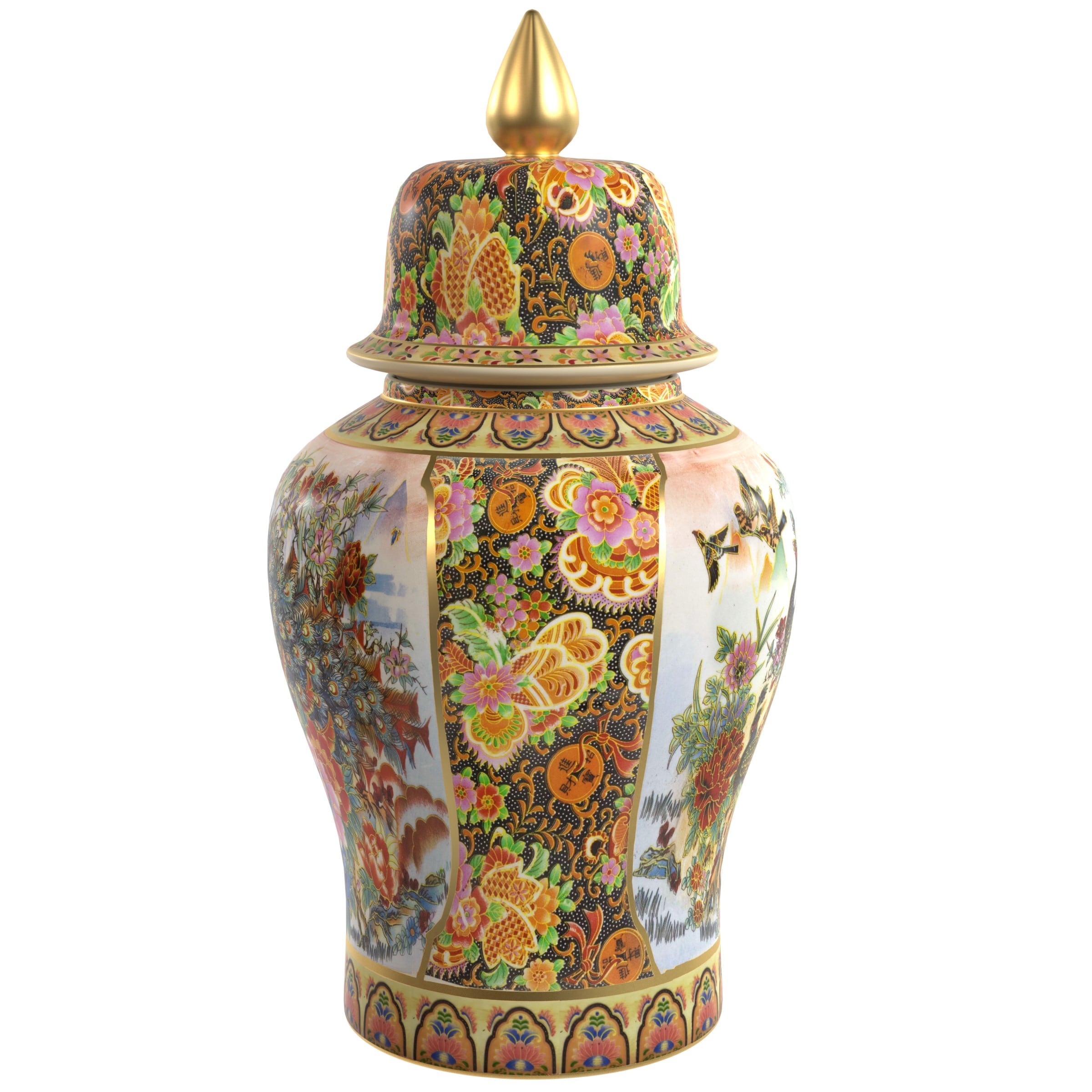 Oriental Furniture BW-TJAR-RM2 Decorative-Accessories - View #2