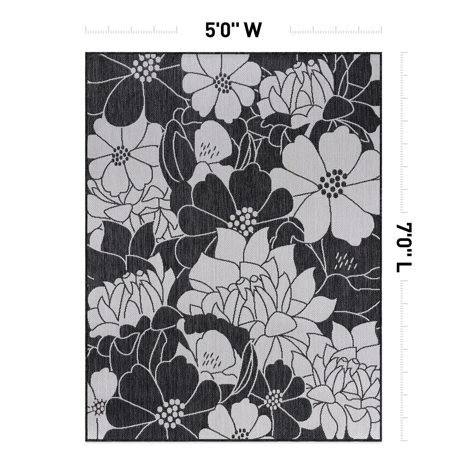 World Rug Gallery 115BLACK5X7 rugs - View #3