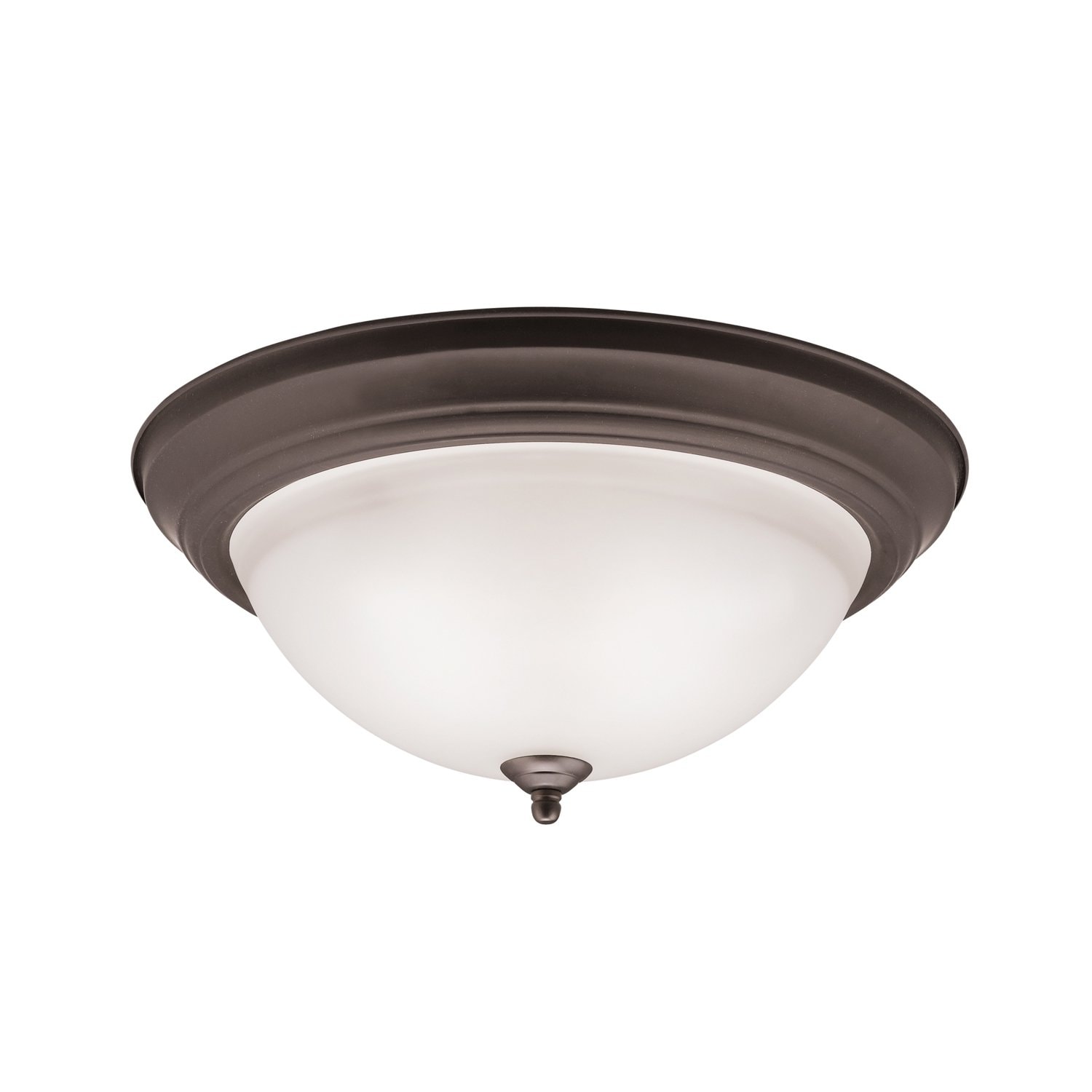 Kichler 8116OZ 3 -Light 15.25-in Bronze Flush Mount Light