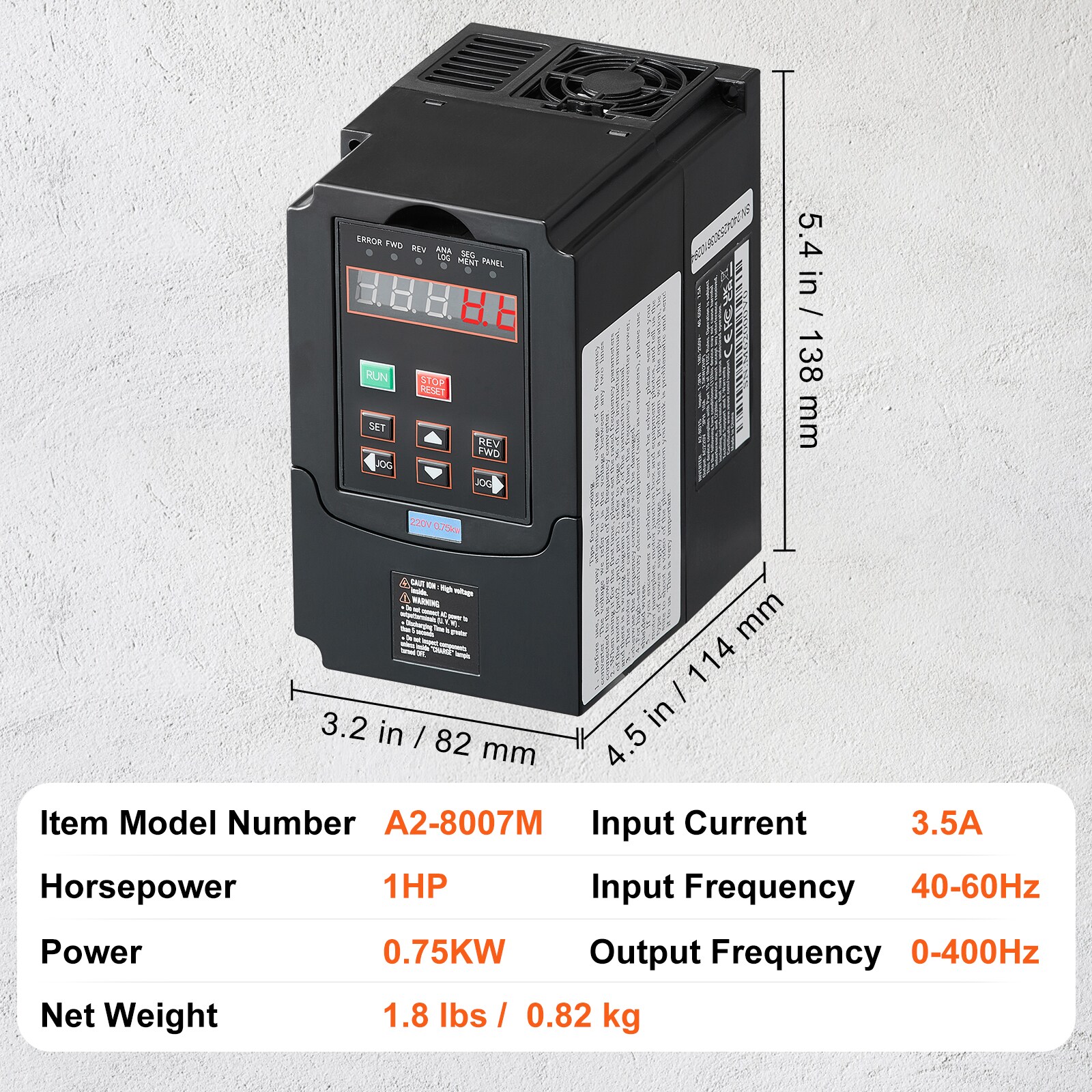 VEVOR BPQDQ075KW22HSLPSV7 Maintenance-Tools - View #9