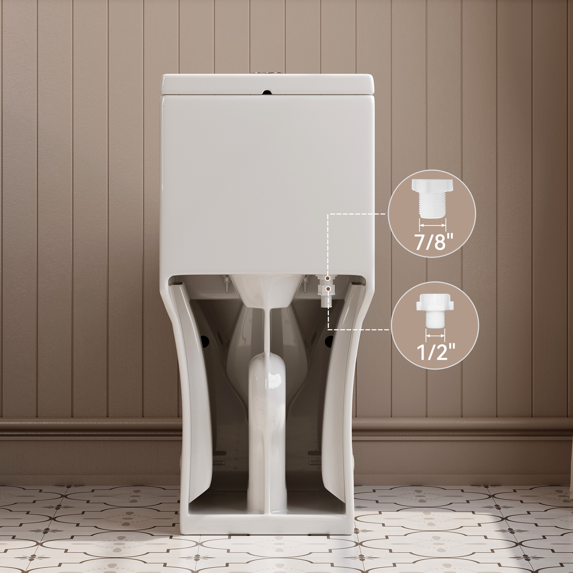 HOROW HR-T0357W toilets - View #12