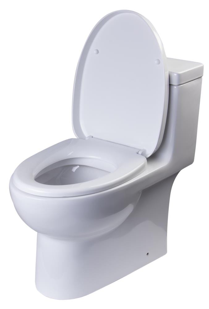 EAGO White Elongated Slow Close Toilet Seat In The Toilet Seats   11053610 