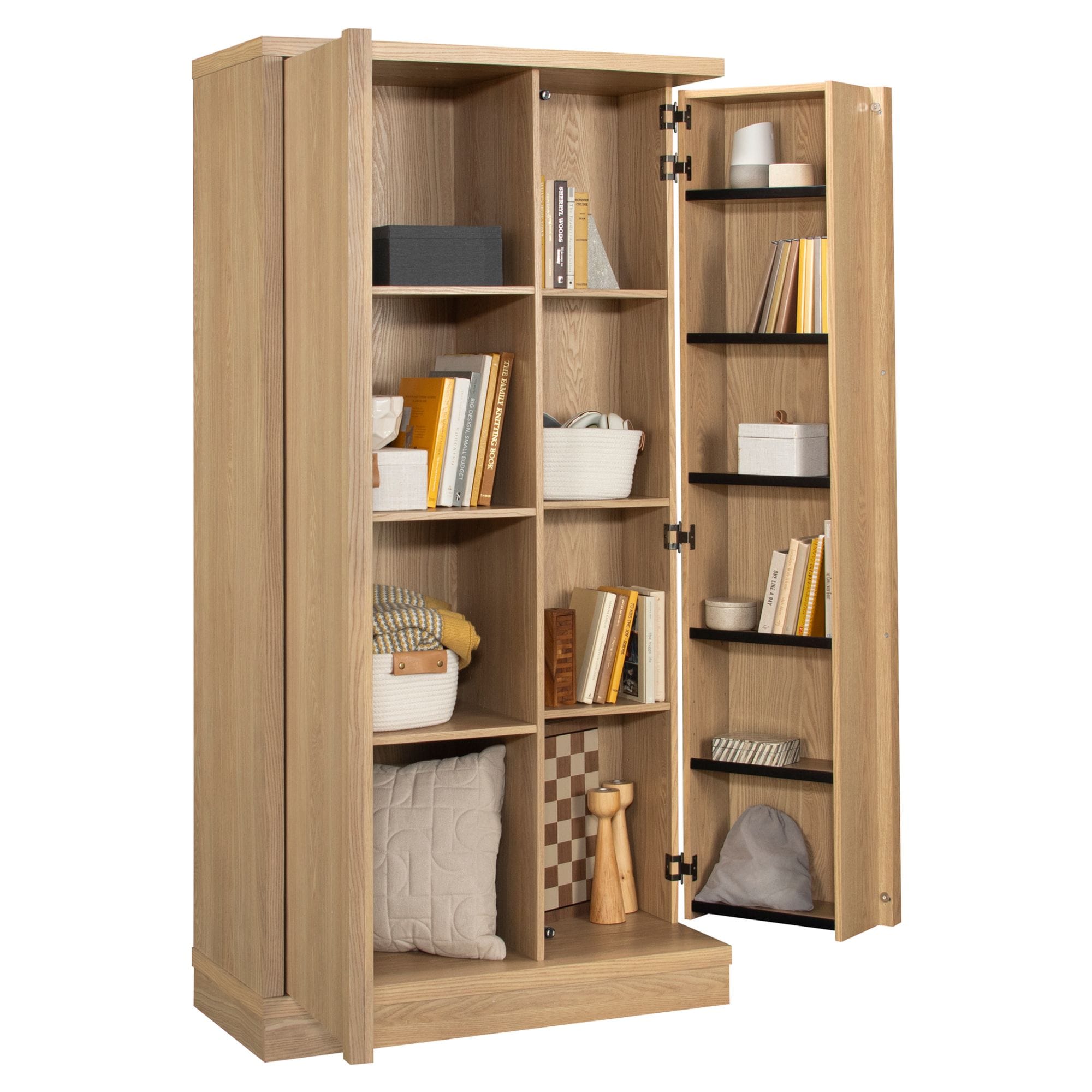 Sauder  Merton Hall Storage Cabinet Harmony Ash finish