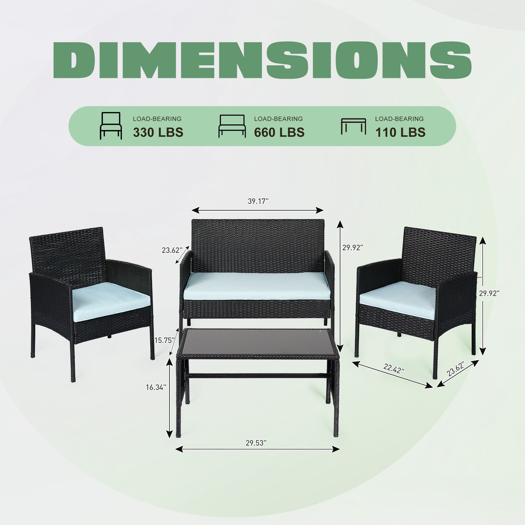 Grearden LS2109-LB Patio-Conversation-Sets - View #9