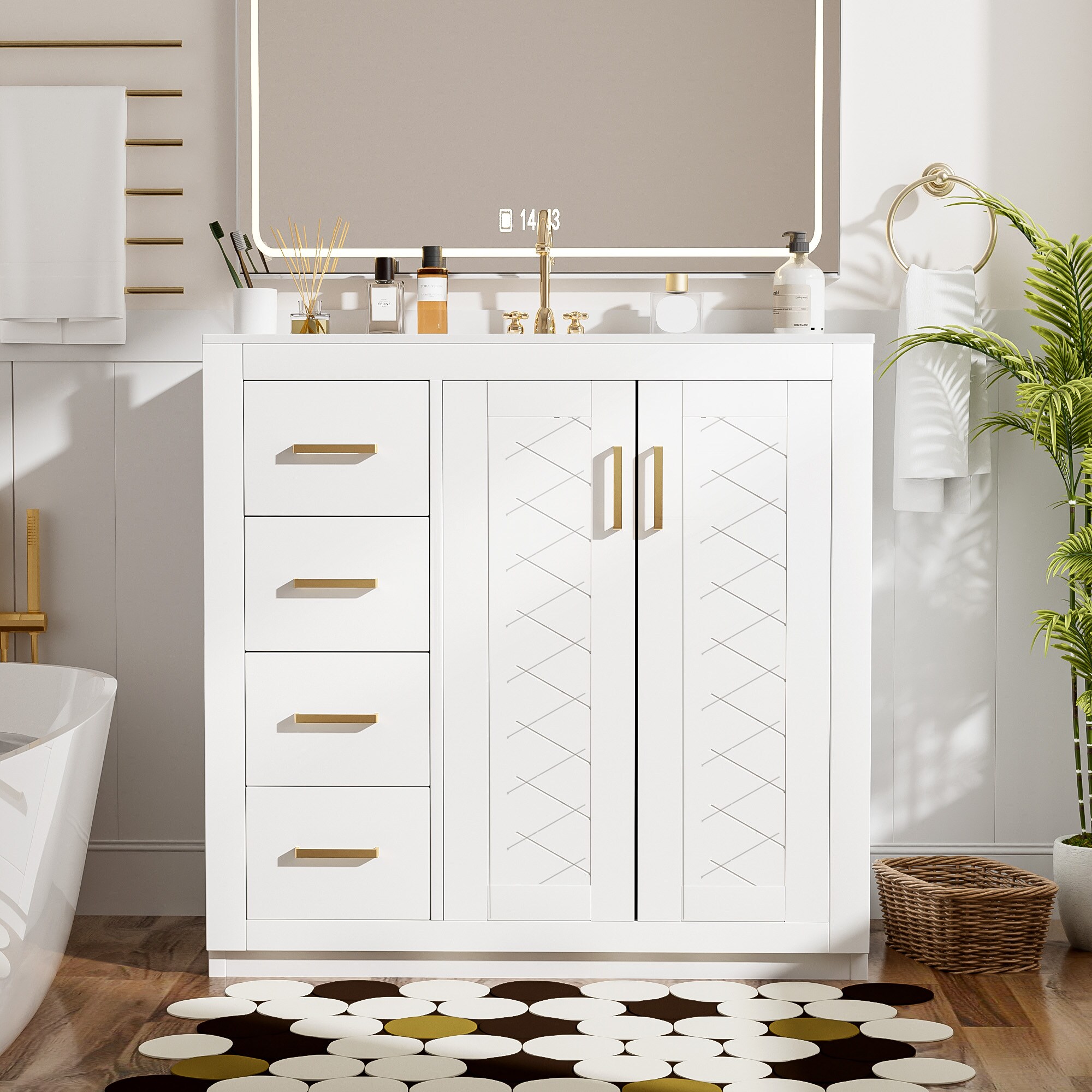 LOVMOR SF-L-N710P291684K Bath-Vanity-Combo - View #2