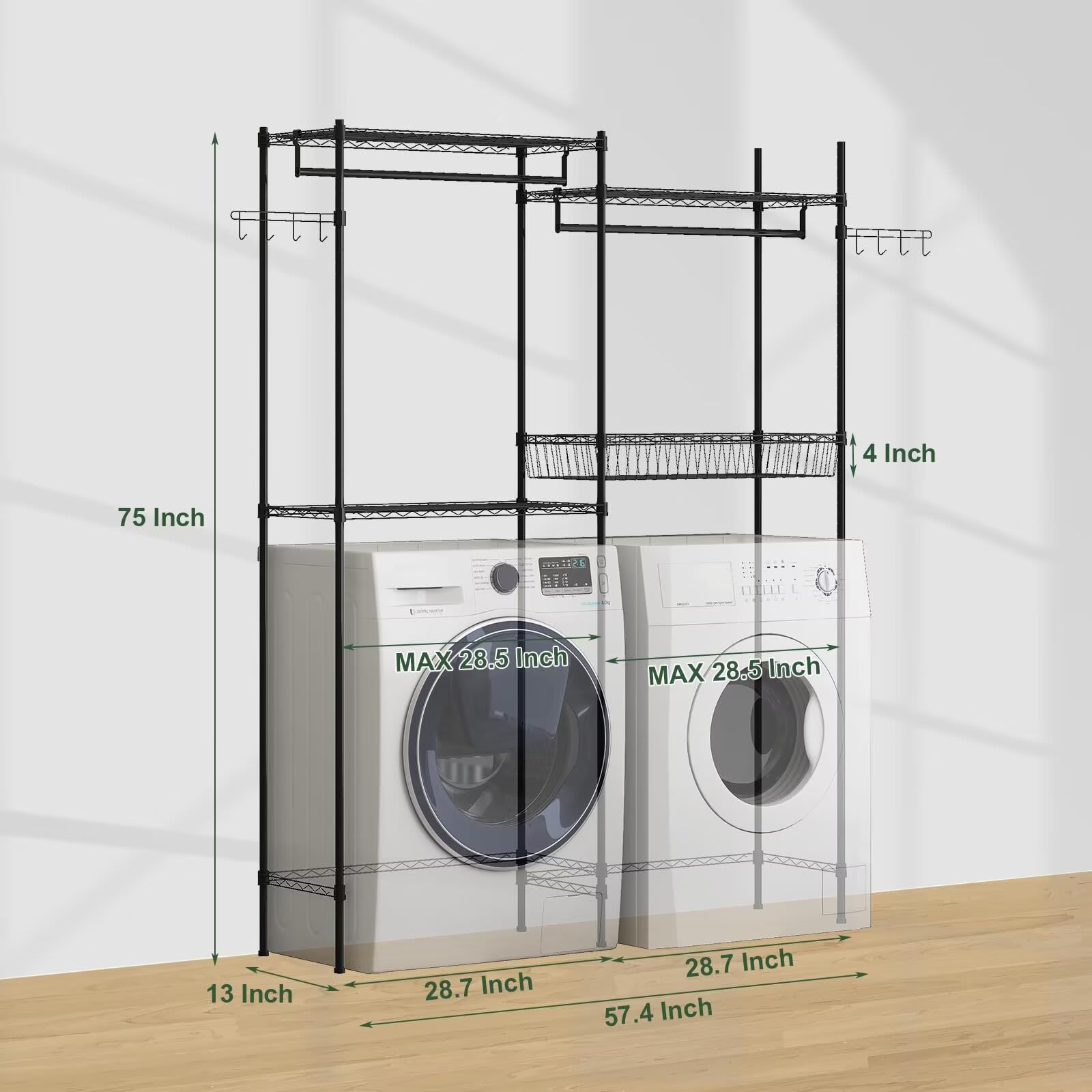 Qeetex JXNAG-PHO-34HRSFS4 Organizers-Drying-Racks - View #3