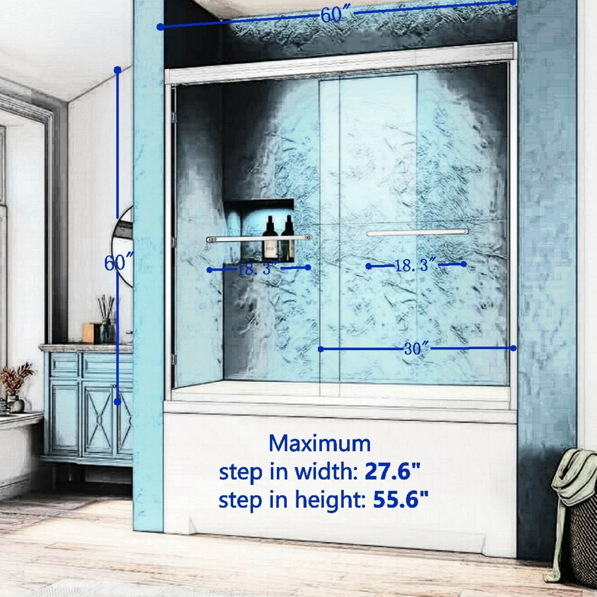 AAZJ JDP-W2758P279893 Shower-Doors - View #8