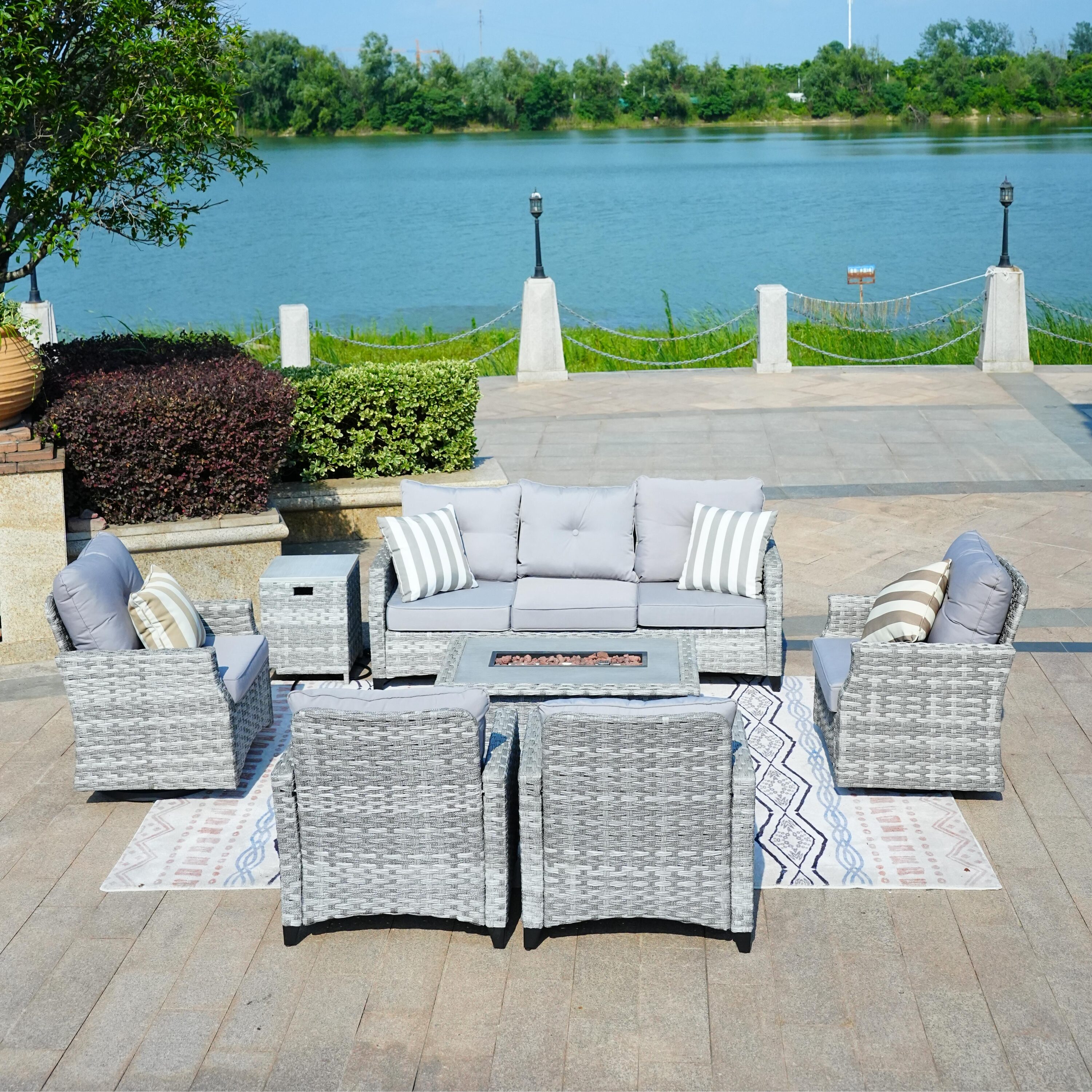Direct Wicker DWG-1802S&2334SC Patio-Conversation-Sets - View #6