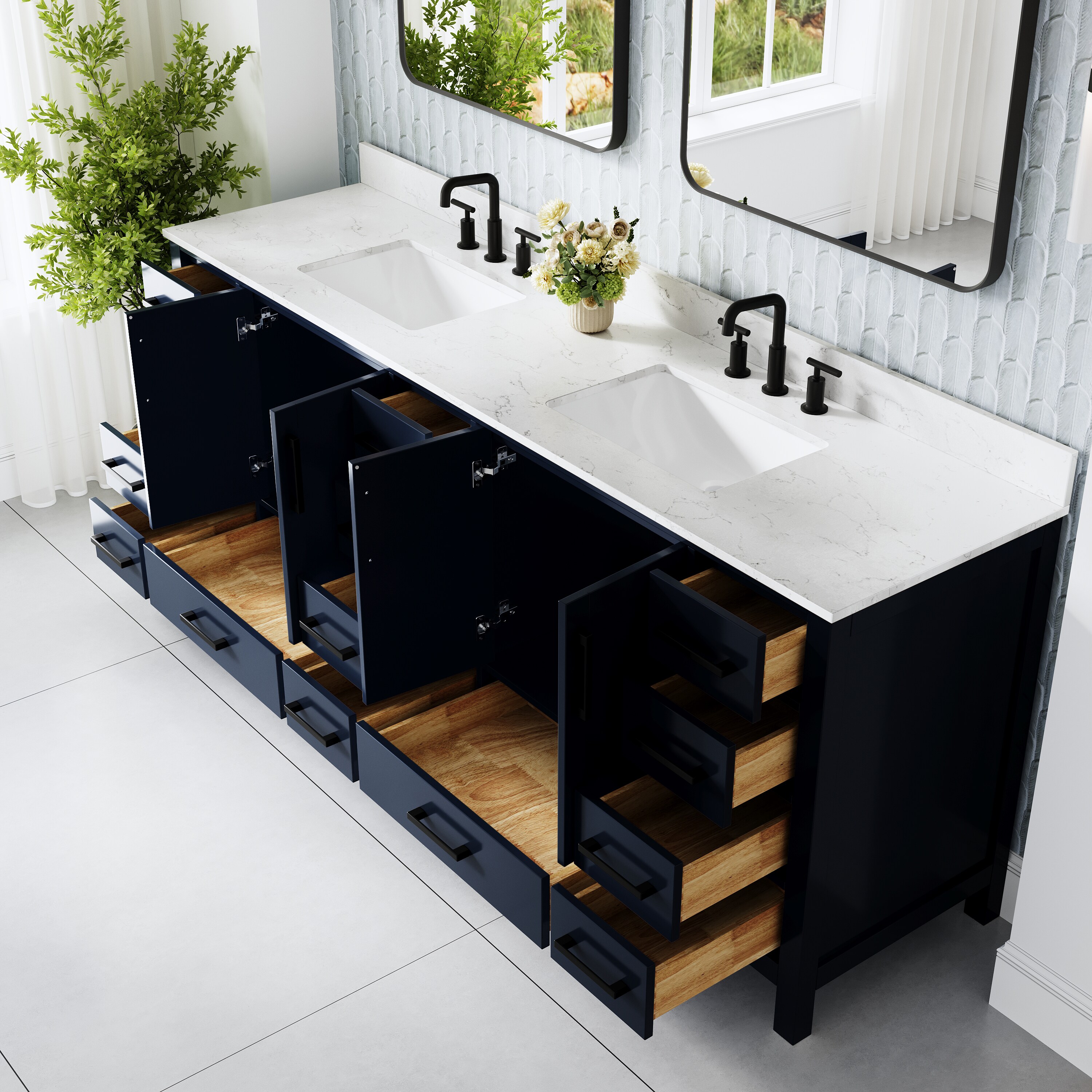 Iseryn FD84CBNB Bath-Vanity-Combo - View #7