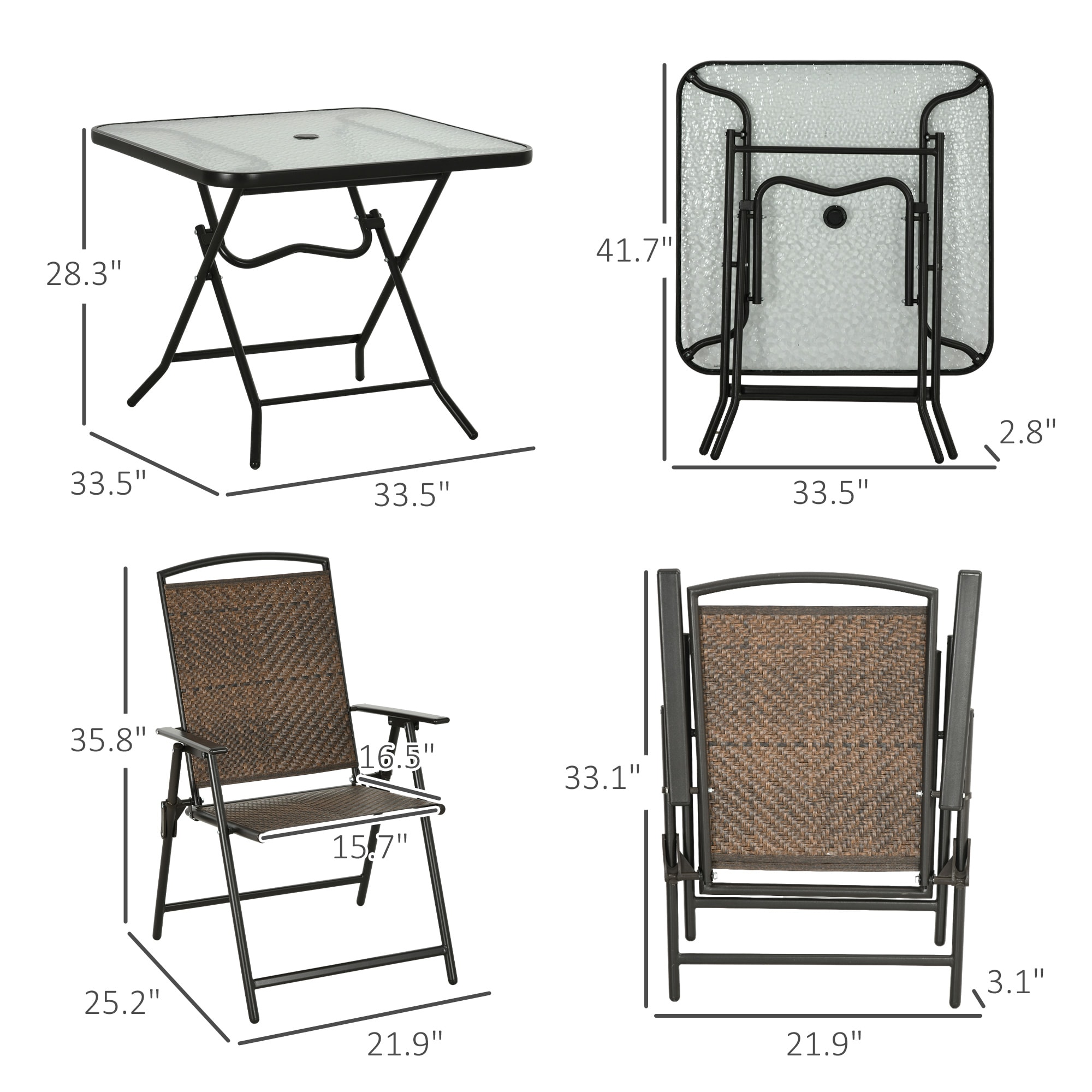 LOVMOR SF-W-W2225P200394 Patio-Dining-Sets - View #4