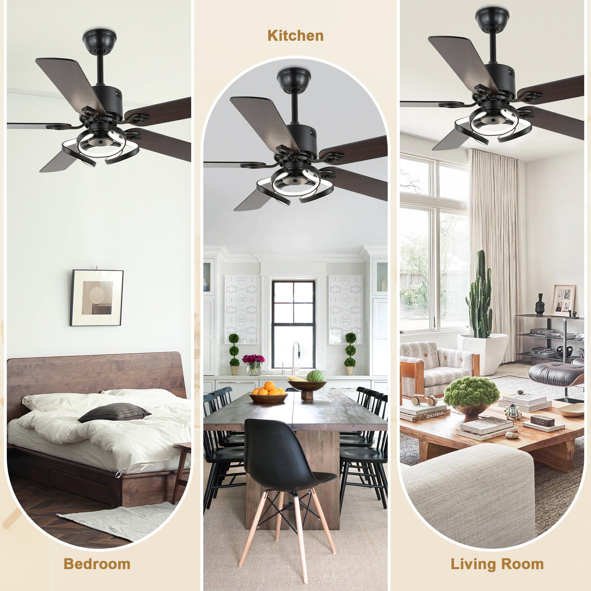 Bella Depot DCFSD5217-B Ceiling-Fans - View #3