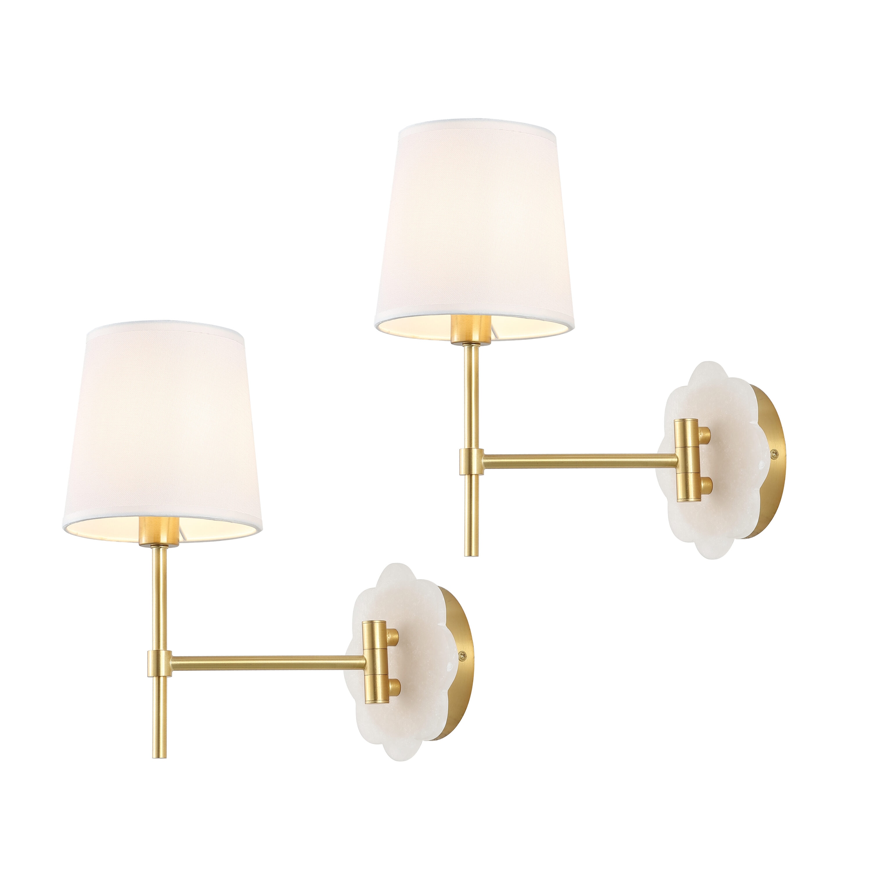 Safavieh SCN4116A-SET2 6-in W x 13-in H Metal Sconce Abstract Wall accent