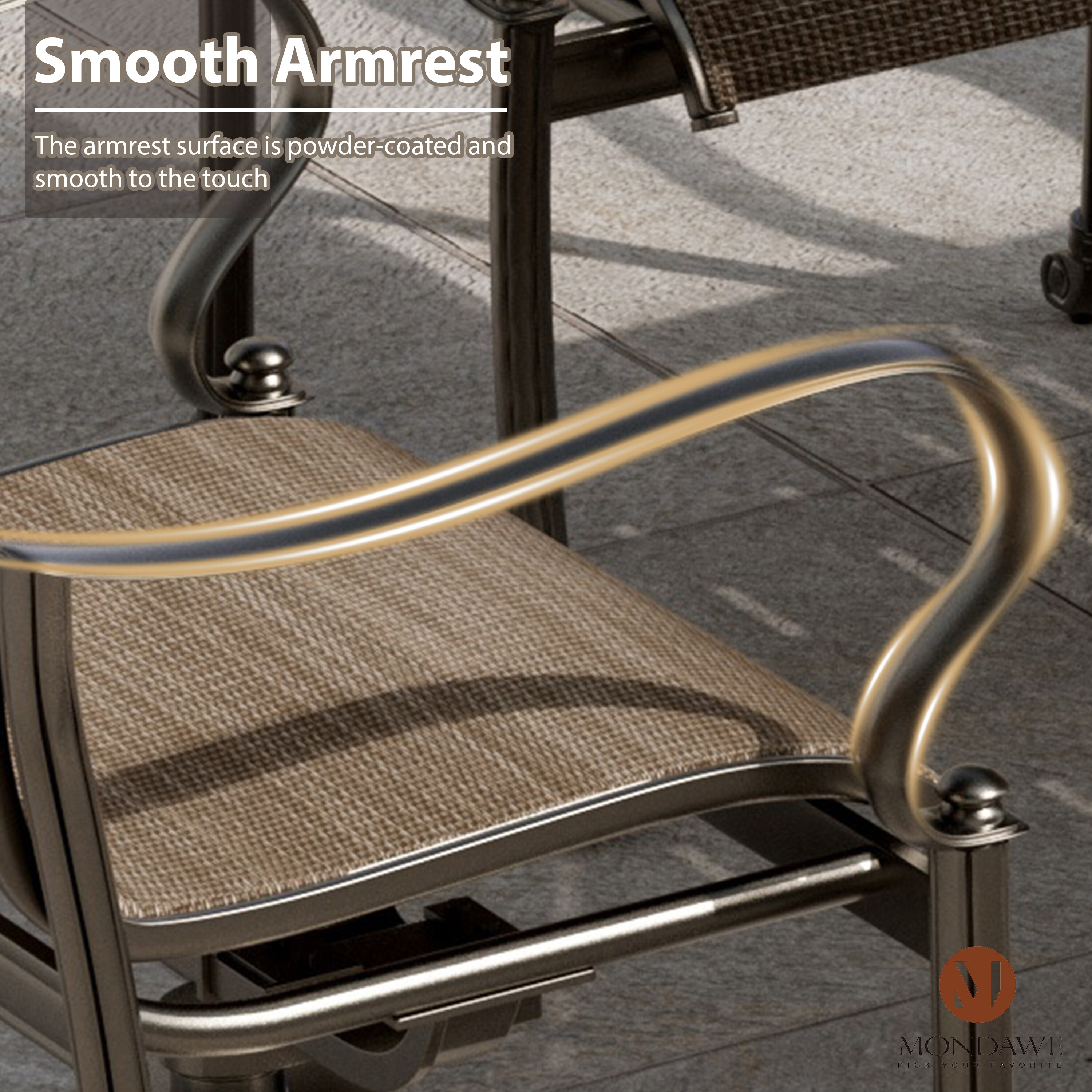 Mondawe 21OD140122BE-S Patio-Chairs - View #7