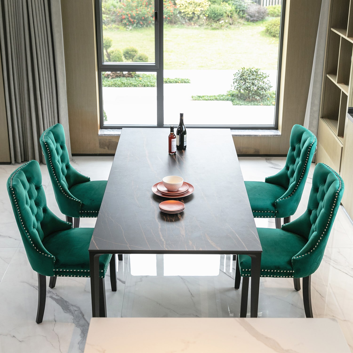 Sumyeg YY0007A-GE Dining-Chairs - View #2
