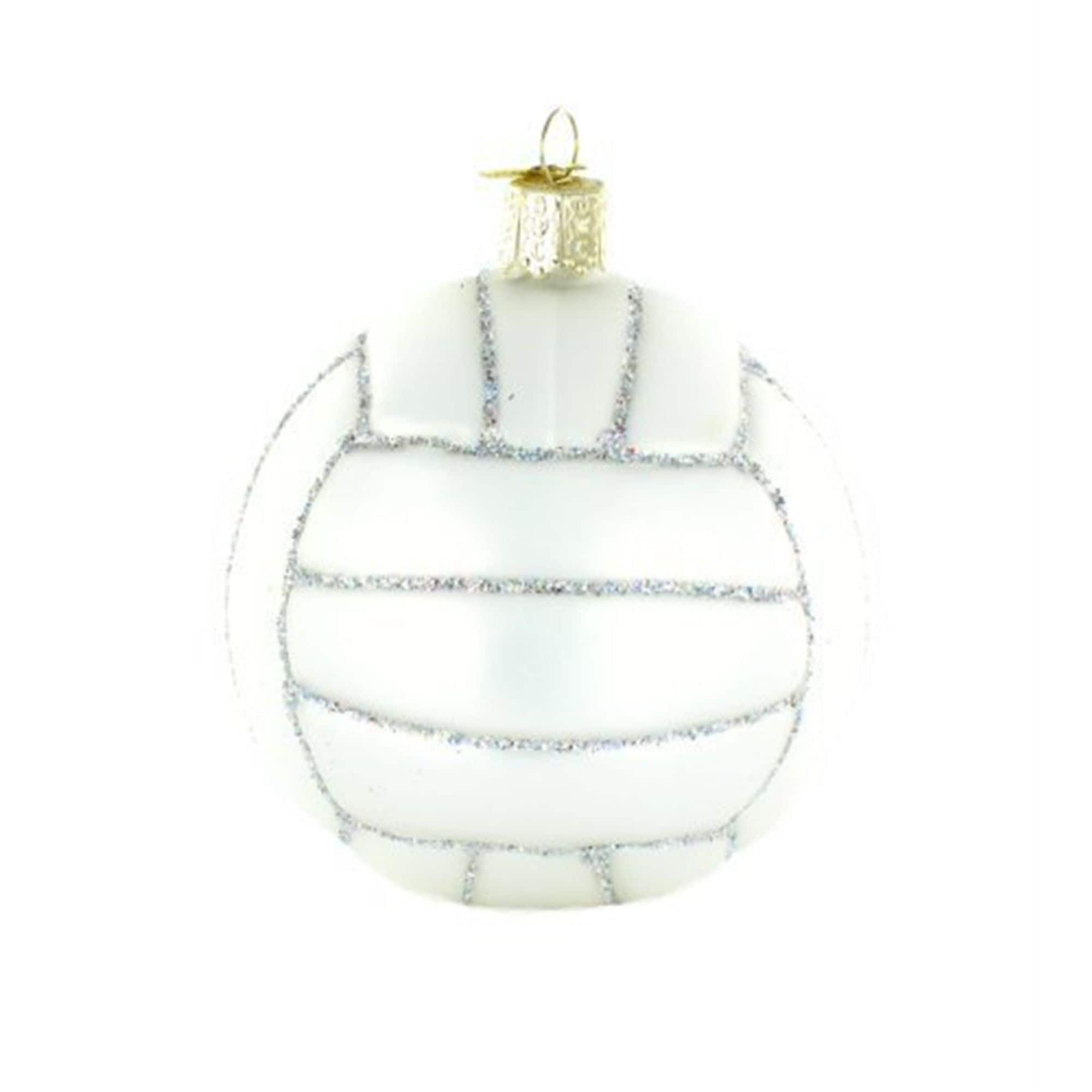 Old World Christmas 729343440228 Blown Glass Ornament for Christmas Tree - Volleyball