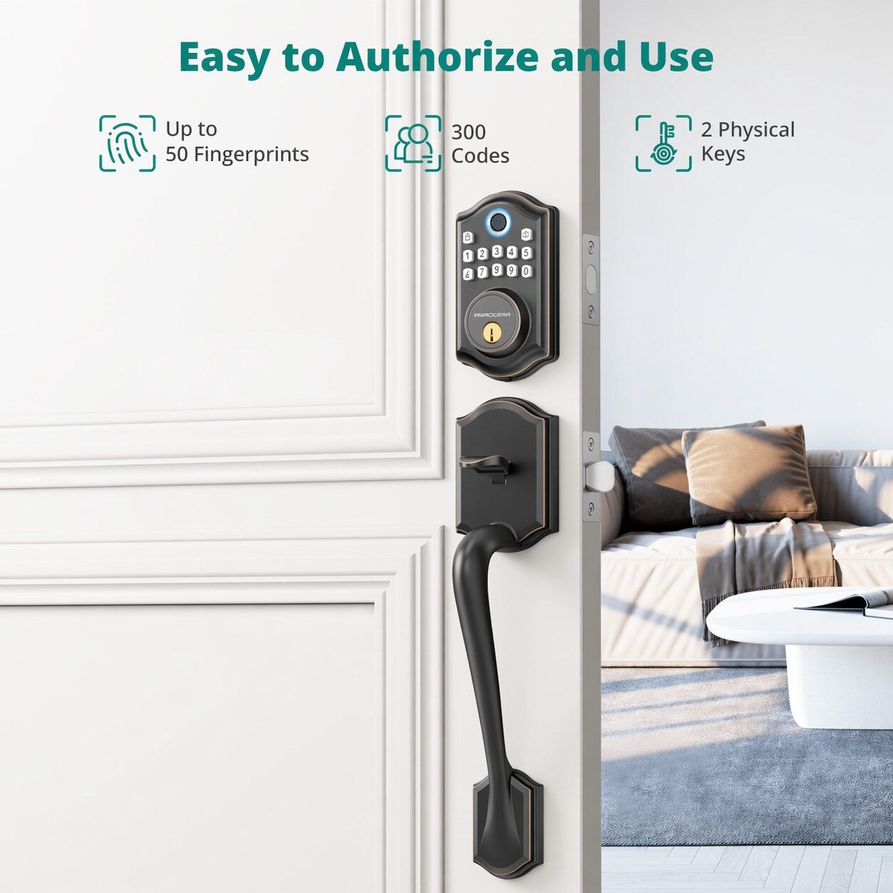 AOIZGMY LAZ0717Z031 Electronic-Door-Locks - View #3