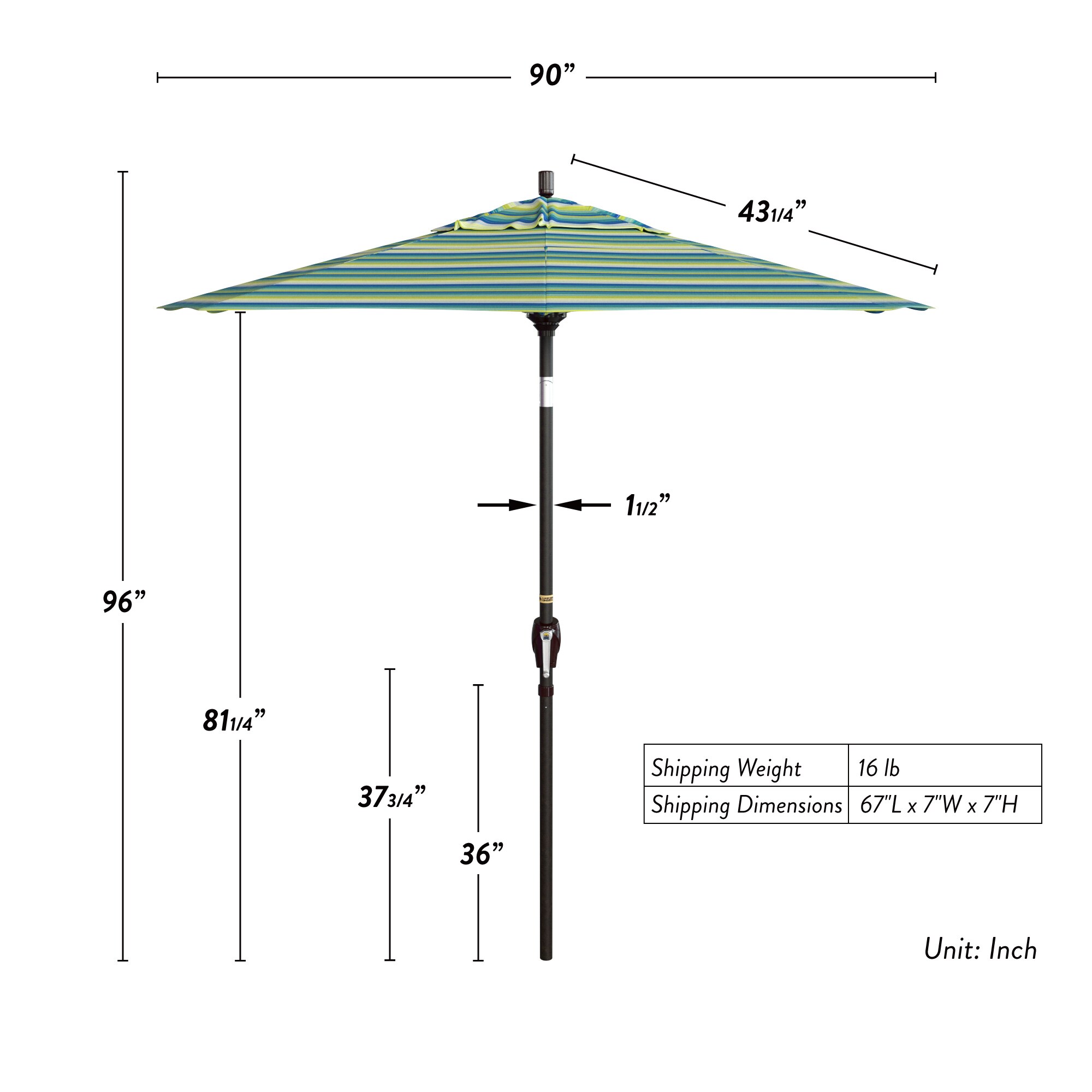 California Umbrella 194061471111 Umbrellas-2 - View #6