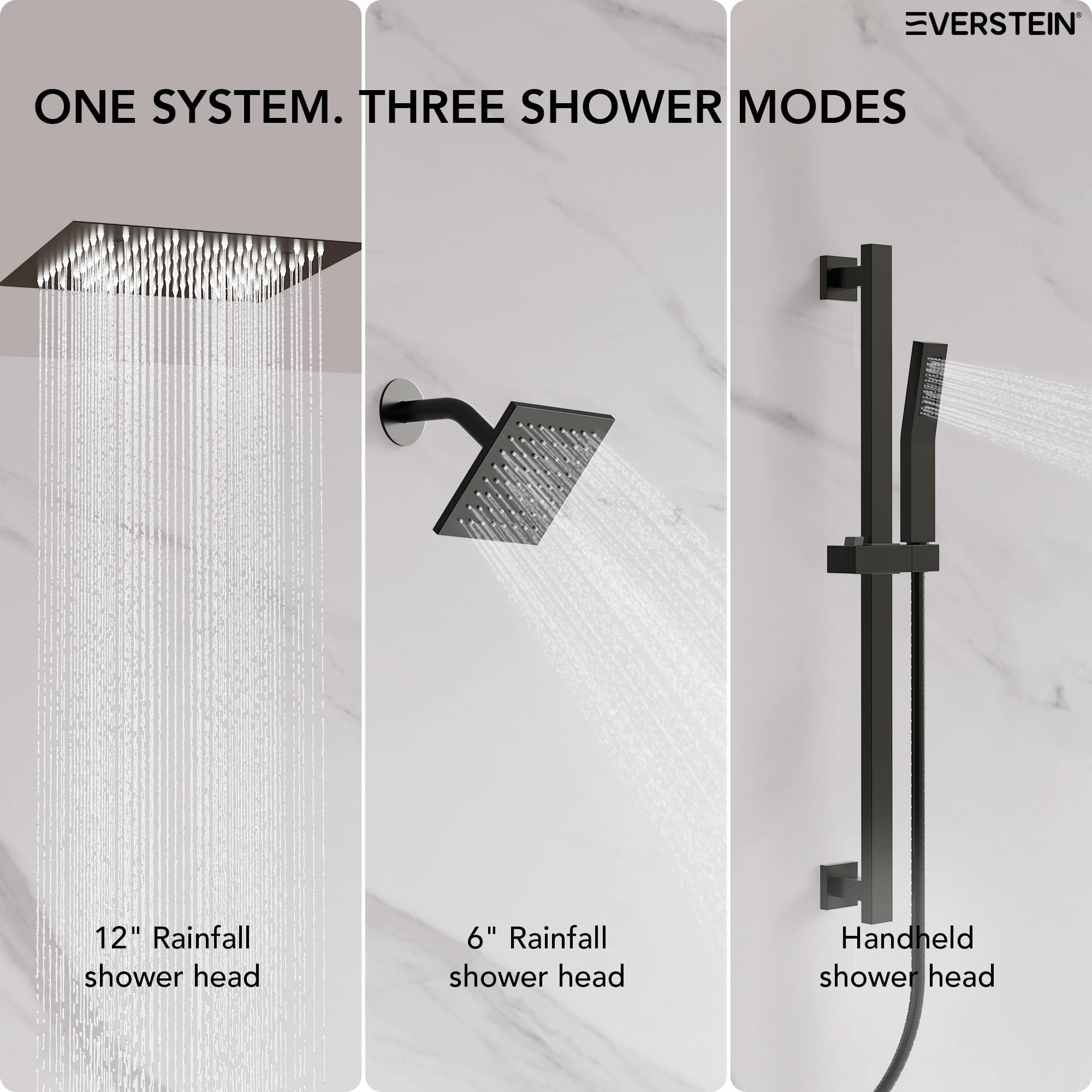 EVERSTEIN SFS-1012-BK Tub-Shower-Faucets - View #4