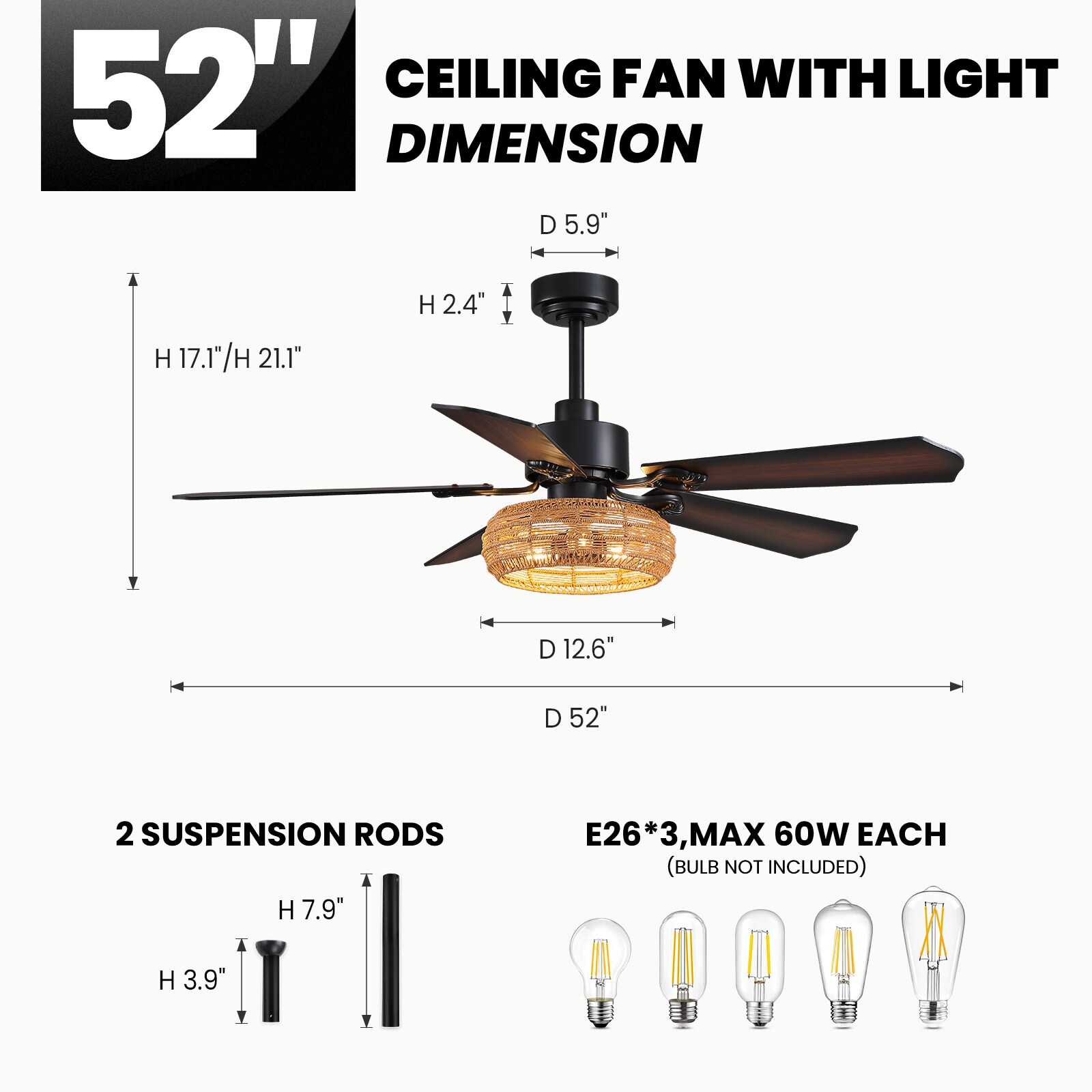 Liwidu LWOS5269-01 Ceiling-Fans - View #3